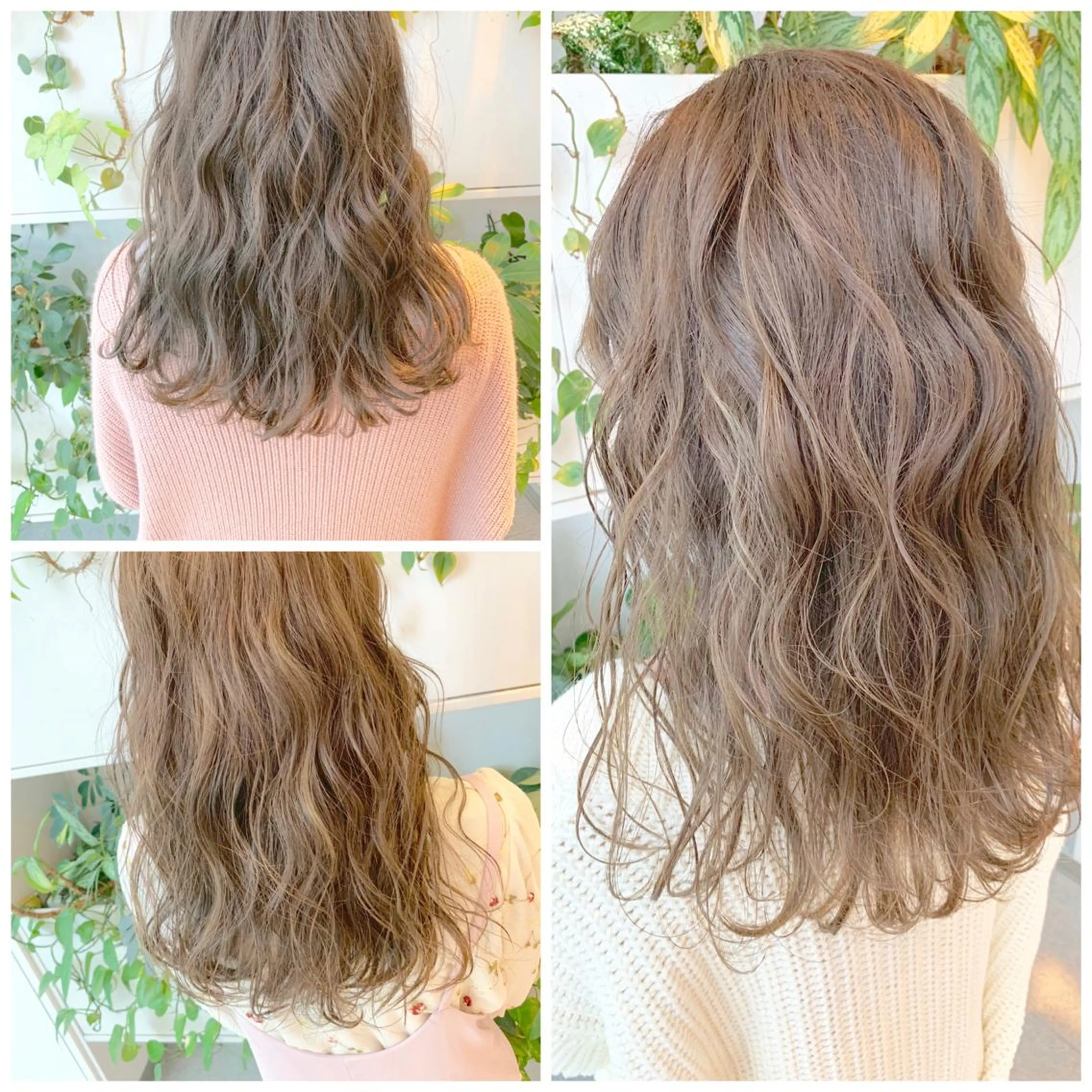 ミディアム カラー ベージュカラー ミルクティーベージュ ヘアカラー 東北No.1完全個室 💐梶谷社長のヘアスタイル