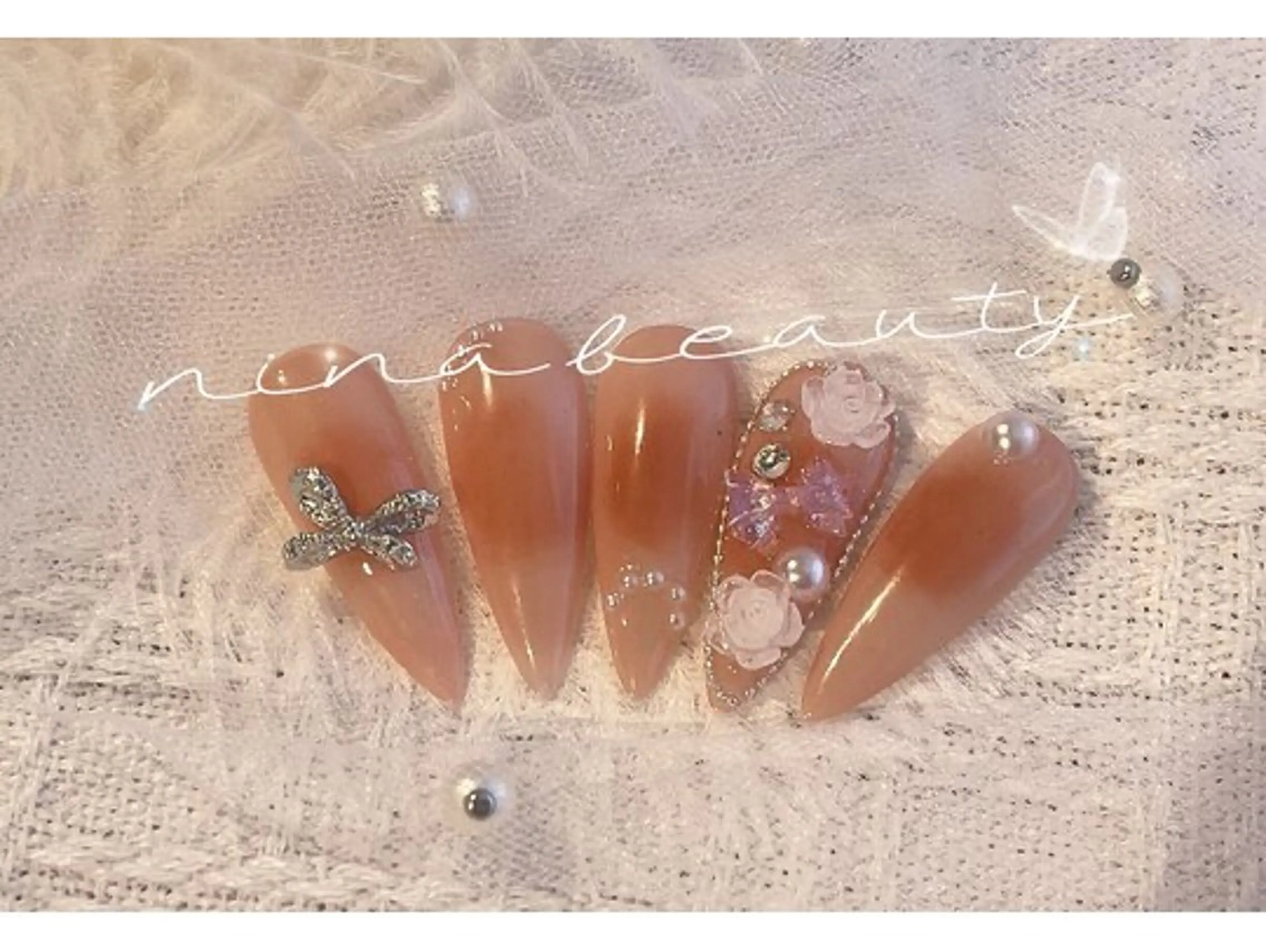 ネイル シンプルネイル ネイルチップ Nina Beauty所属・NinaBeauty リリのネイルデザイン