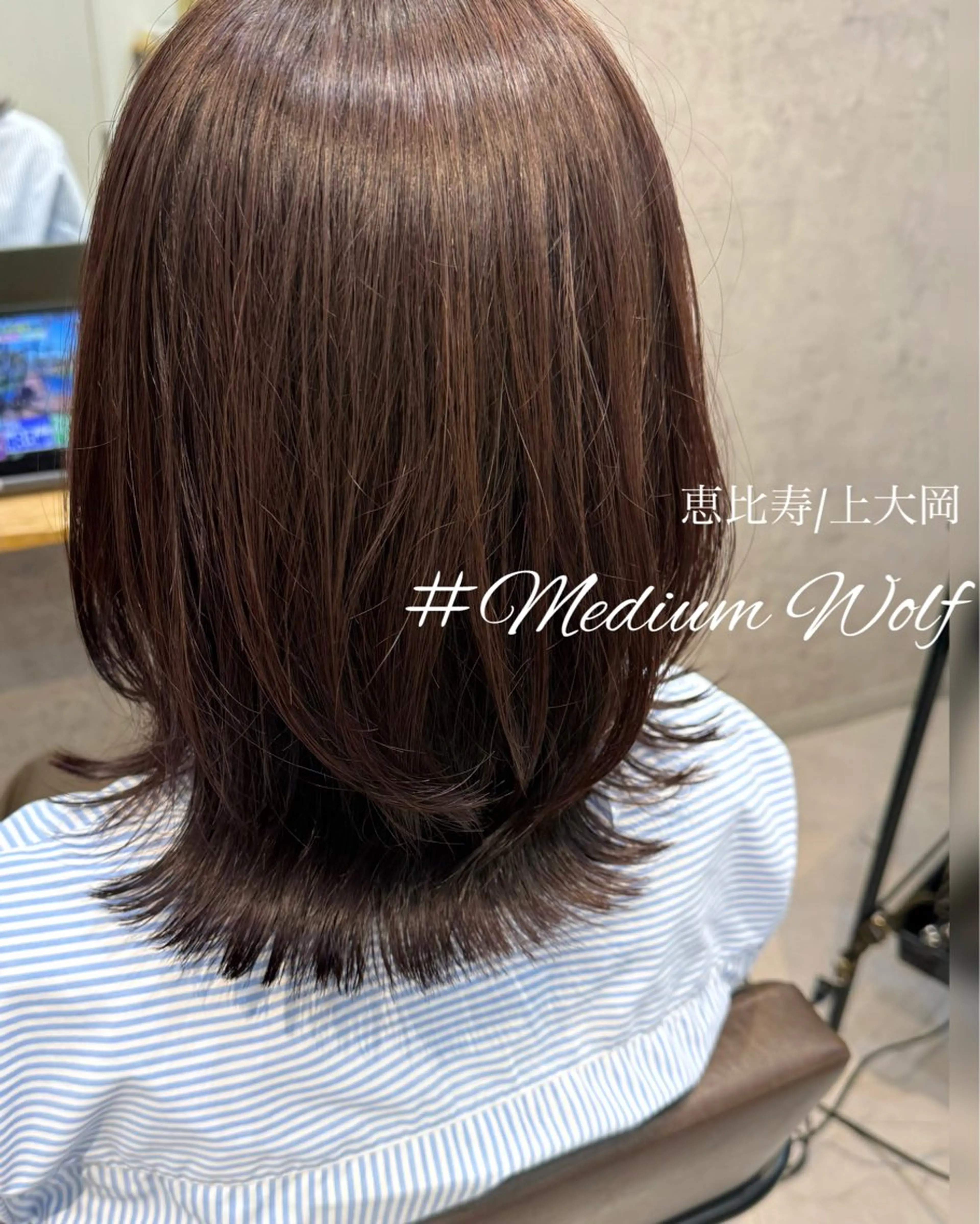 セミロング カラー カット ヘアカラー トリートメント Dxxxx III所属・女性目線の大人 メンズ*Ayakaのヘアスタイル
