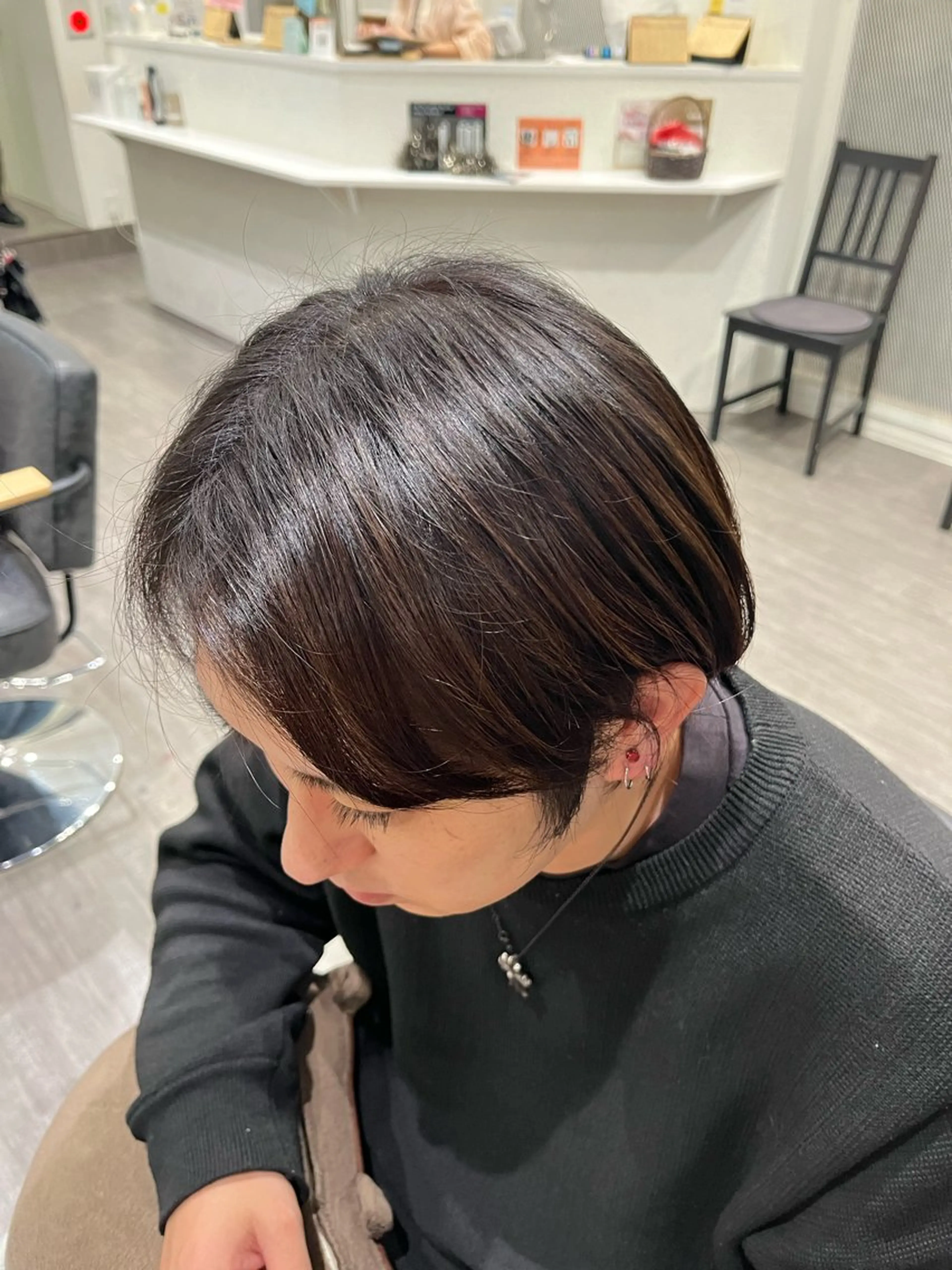 ショート カラー メンズ ブラウンカラー 透明感カラー ナチュラルブラウン ヘアカラー トリートメント カラーリスト💟草間 紫音💟のヘアスタイル