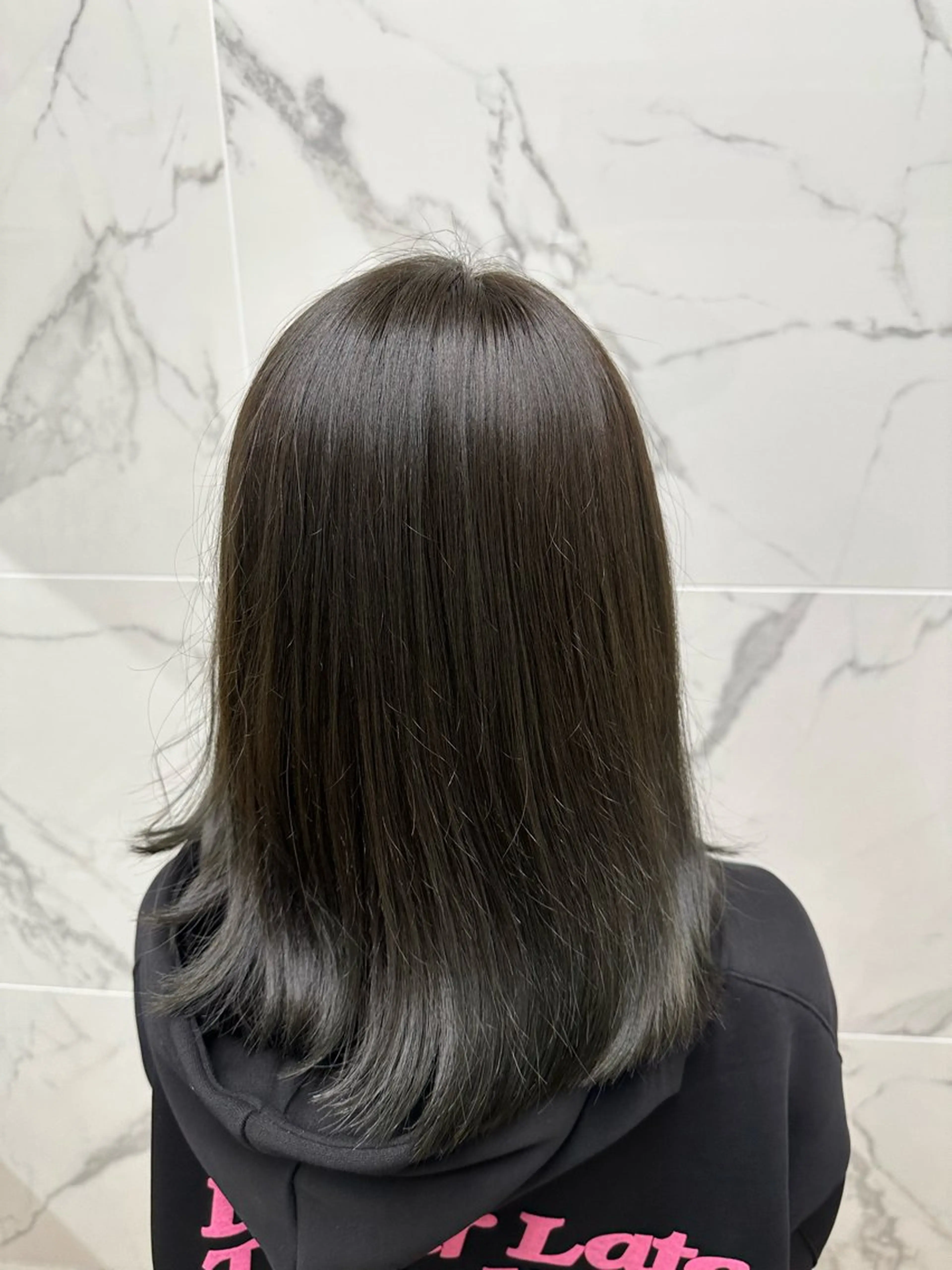 ミディアム ヘアカラー トリートメント ❀ 浜 ❀ 前髪・顔周りのヘアスタイル