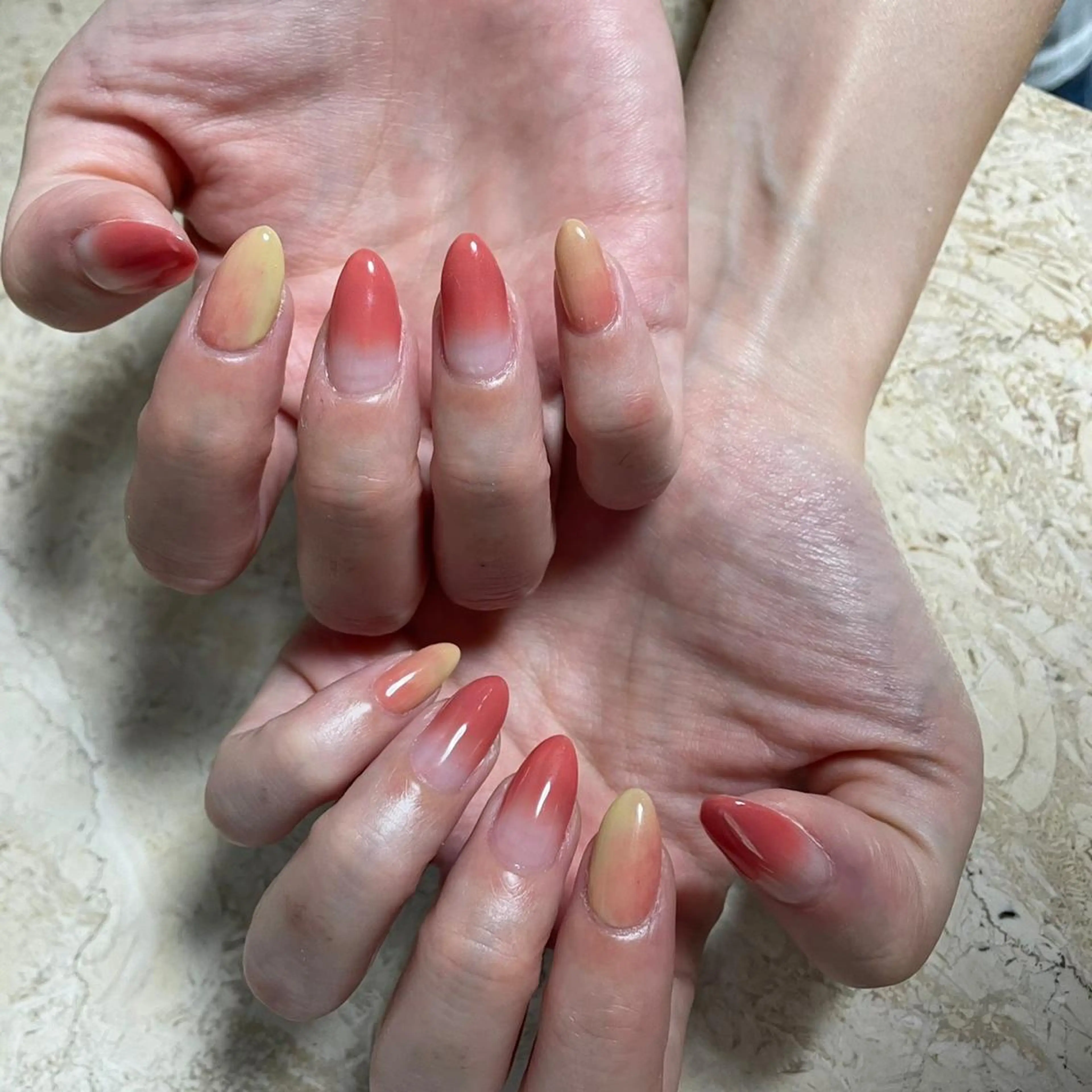 ネイル アートネイル ジェルネイル 韓国ネイル 持ち込み パラジェル ハンドネイル nail salon mieux(ミュー)のネイルデザイン