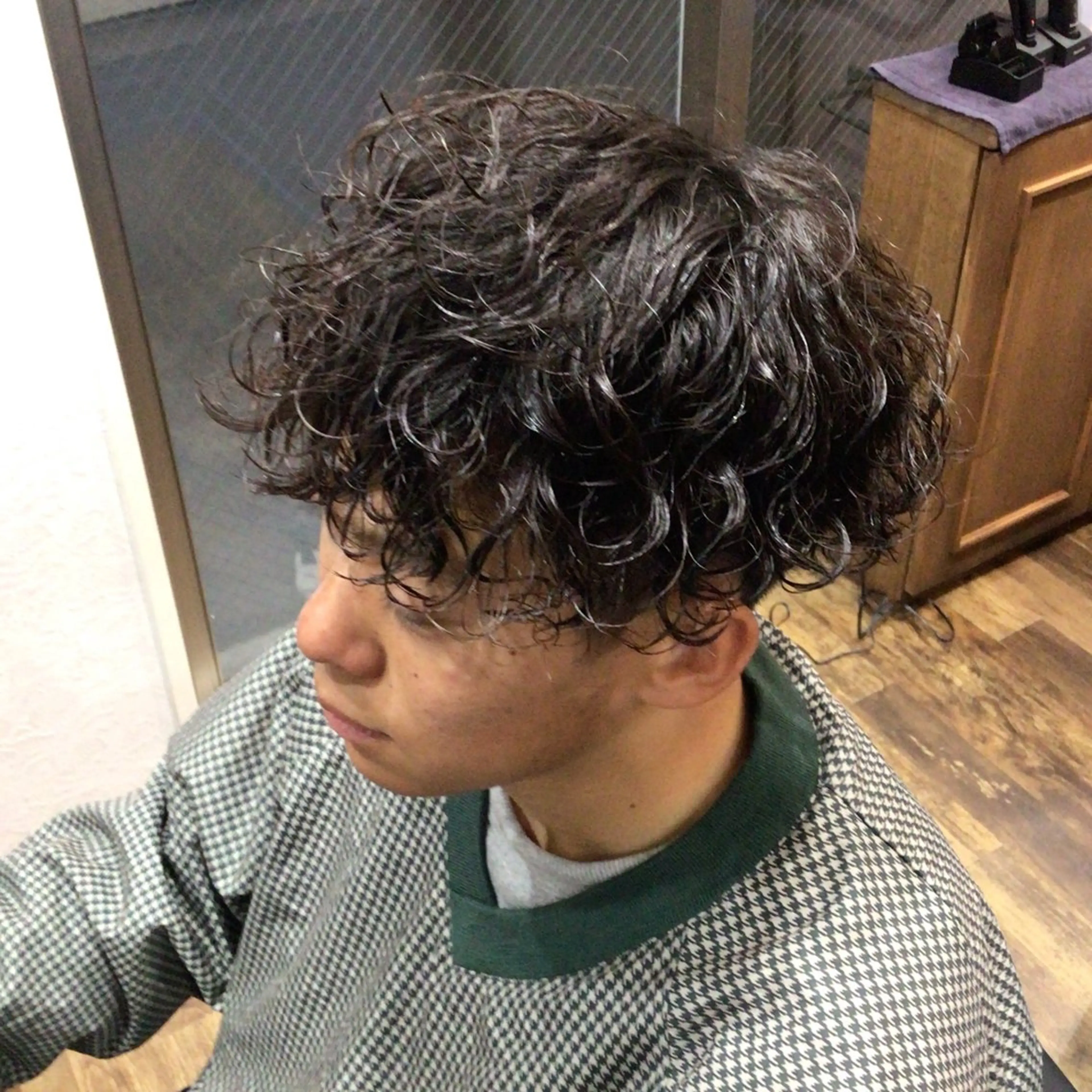 パーマ メンズ カット パーマ Aurora所属・✨美髪/髪質改善✨ ⭐️蔵前　浅草⭐️のヘアスタイル