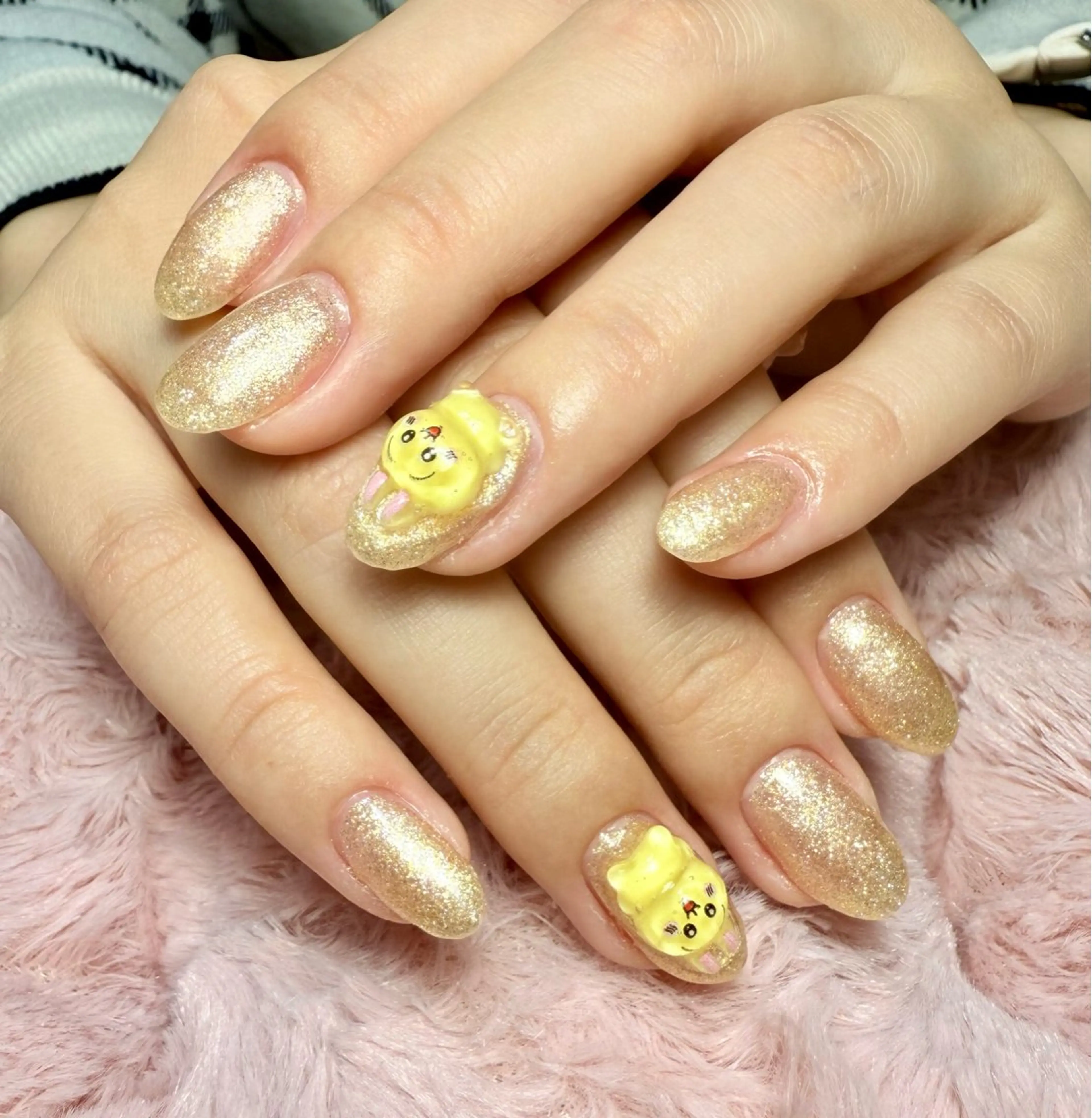 ネイル アートネイル チークネイル フラッシュネイル フラッシュマグ フレンチネイル M.N_ nailのネイルデザイン
