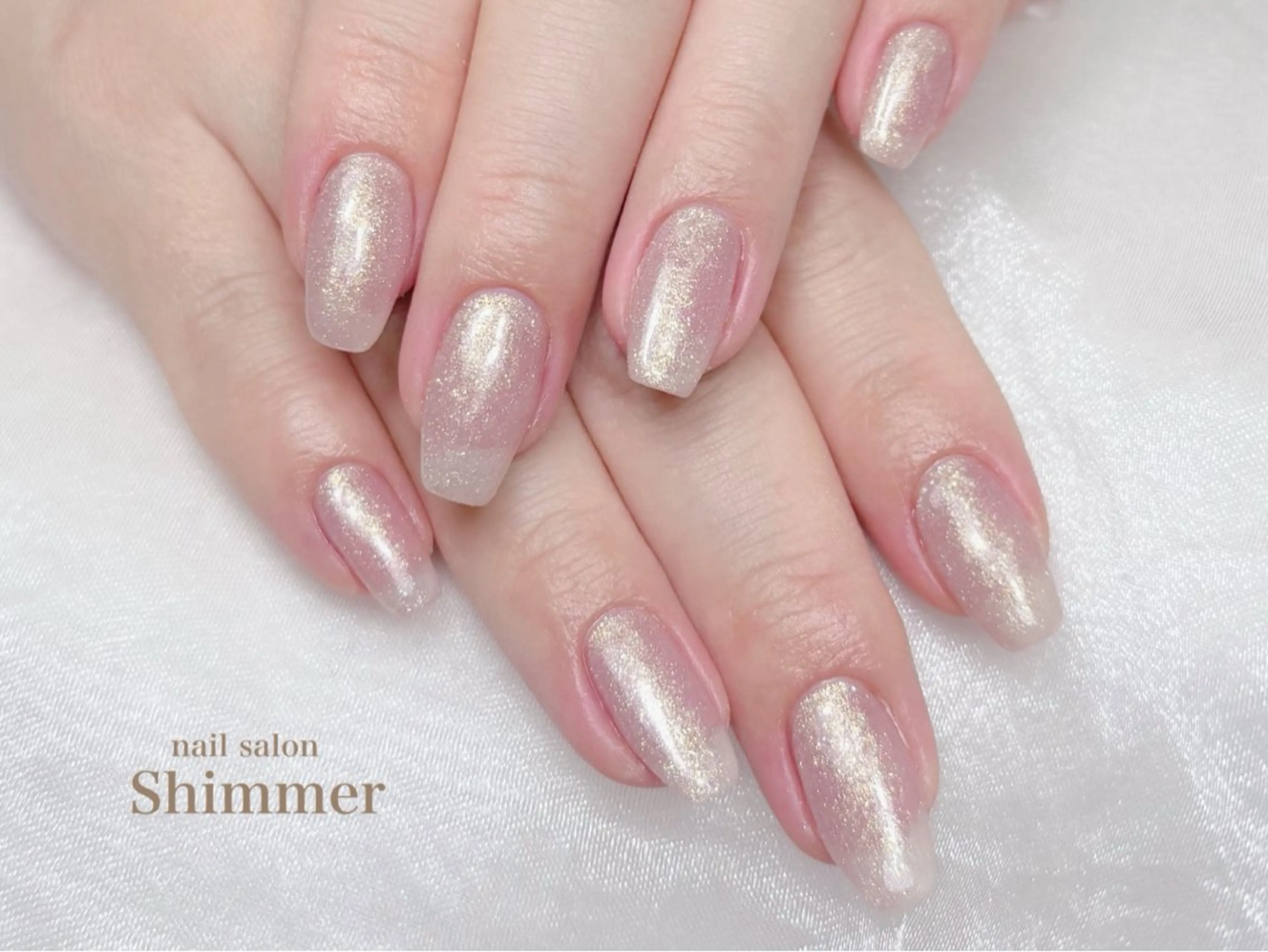 ネイル ハンドネイル Shimmer Risaのネイルデザイン