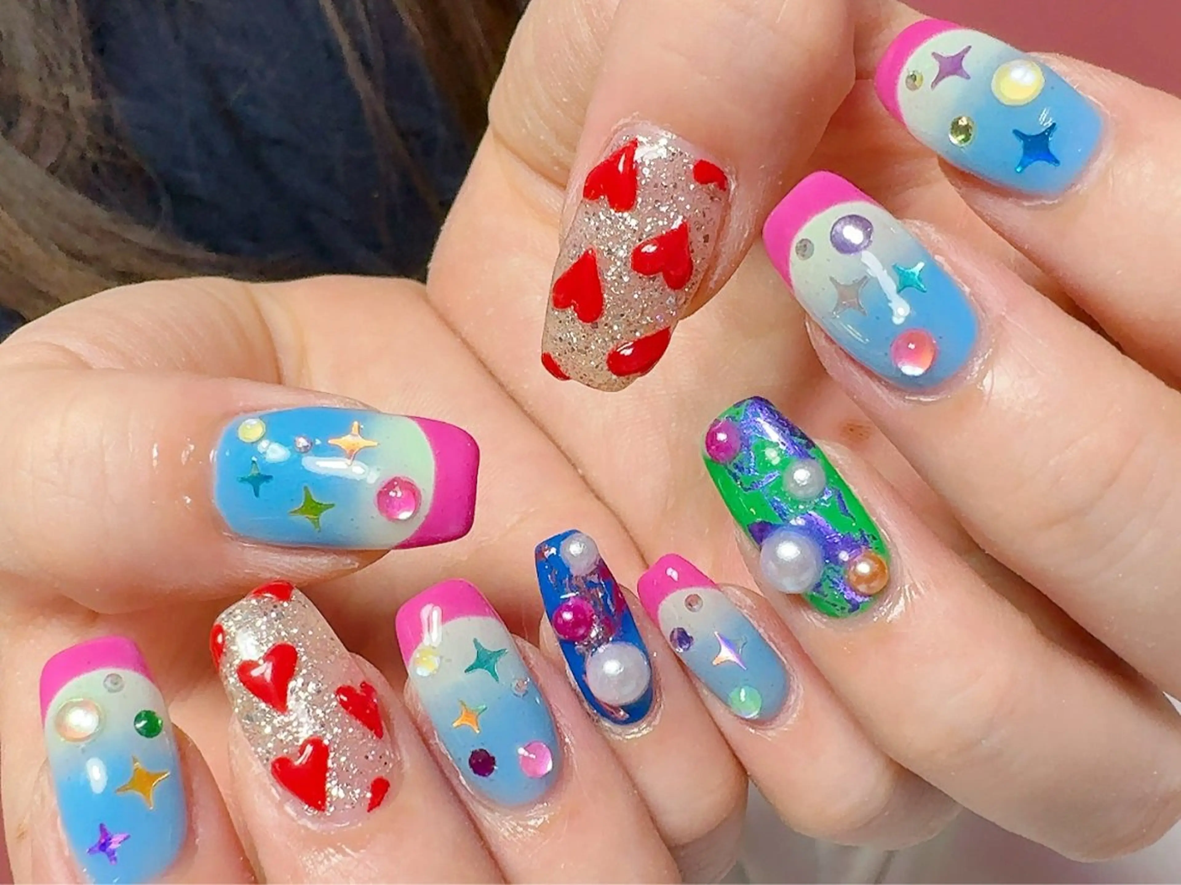 ネイル ハンドネイル Nail Atelier IamI所属・アイアムアイ 大村磨衣のネイルデザイン