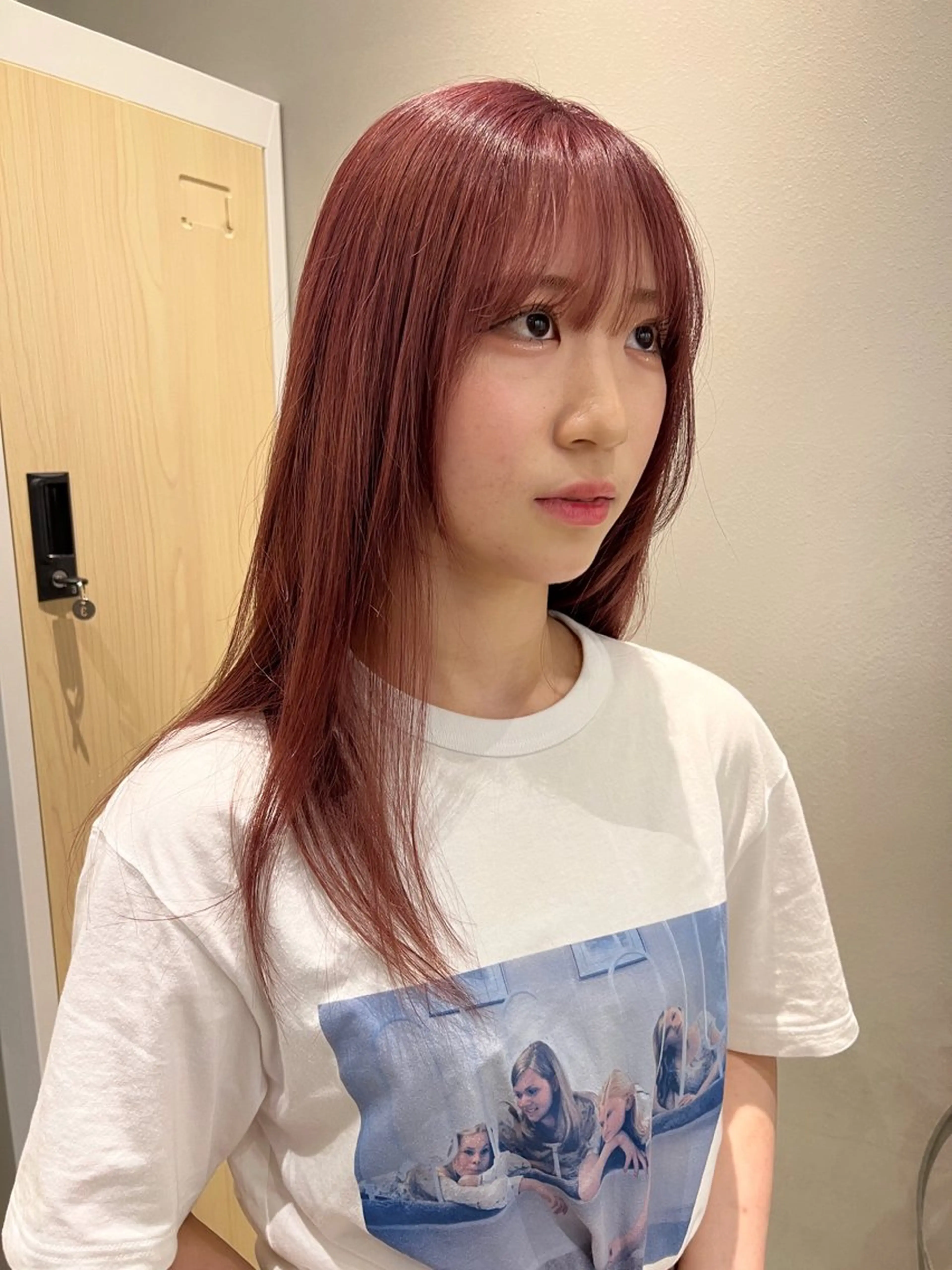 ロング カラー 色落ち可愛い艶ハイト ーン🧊AZUKIのヘアスタイル