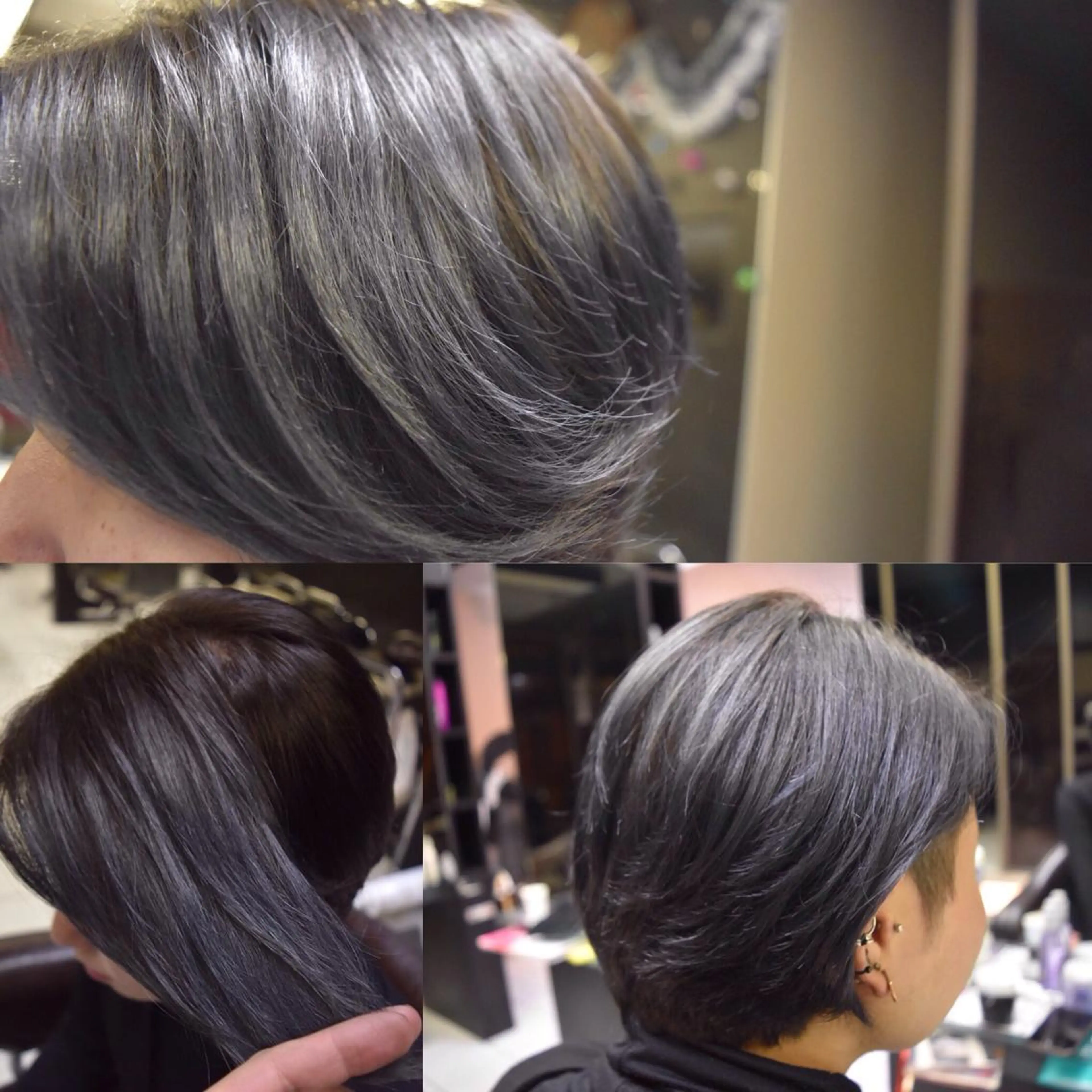 ショート カラー 透明感カラー 中川 拓弥のヘアスタイル