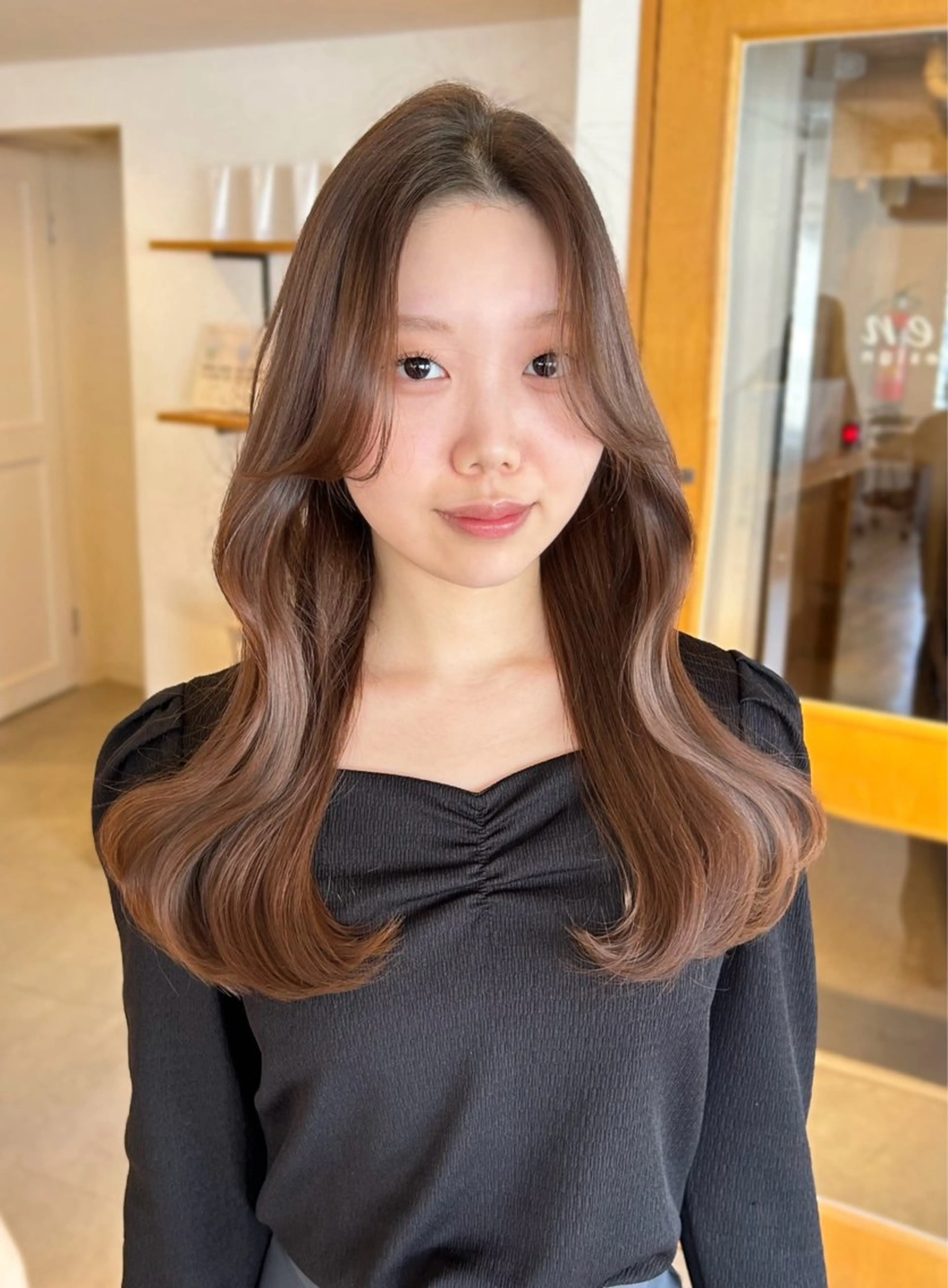 ロング ヘアカラー 女性専用サロン iiro所属・hina/透明感🍒 【元町】のヘアスタイル