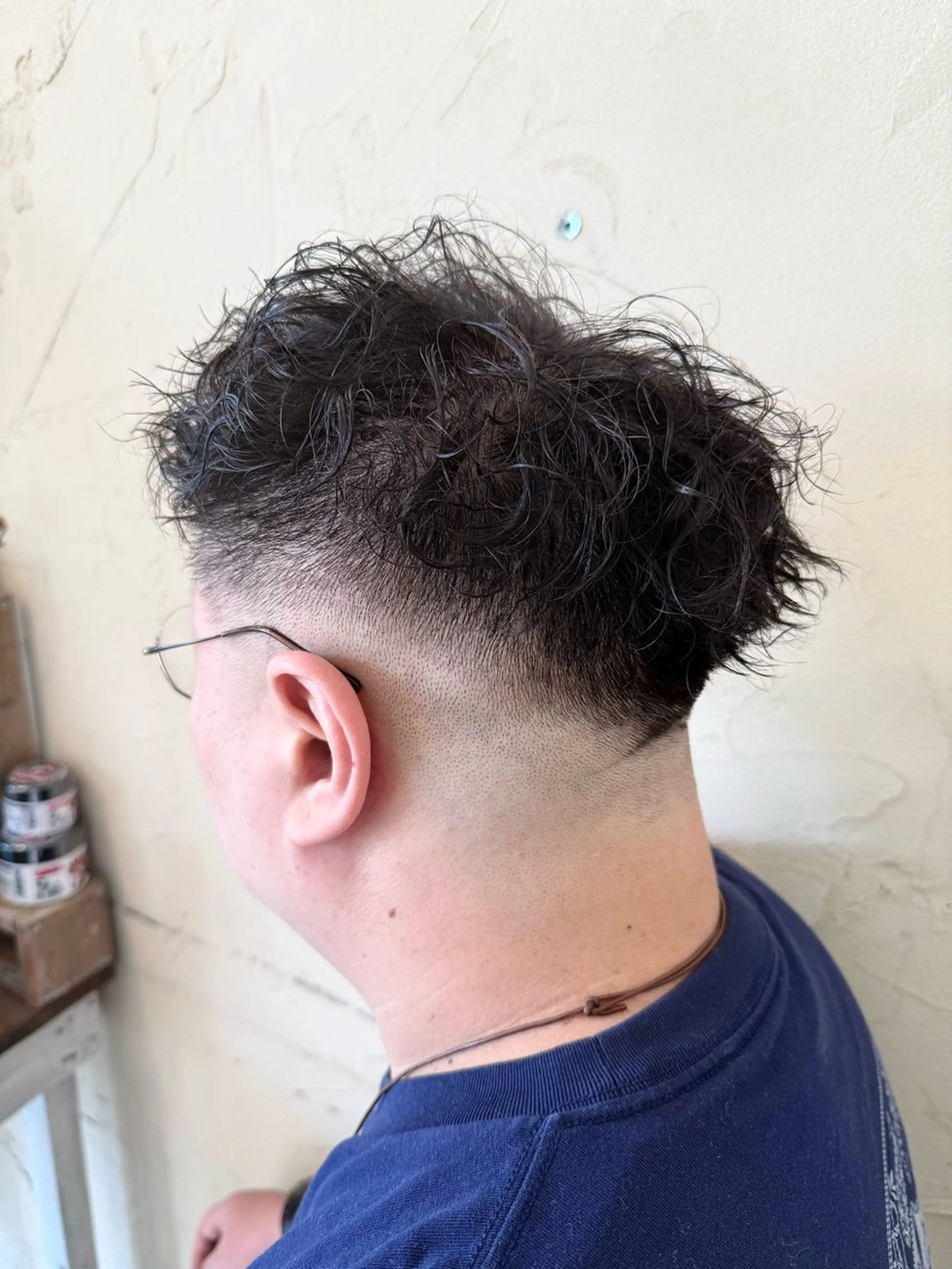 ショート パーマ メンズ フェードカット メンズパーマ メンズツイストパーマ ツイストパーマ カット パーマ ヘアセット メンズ特化/パーマ指 名No.1/百瀬太郎のヘアスタイル