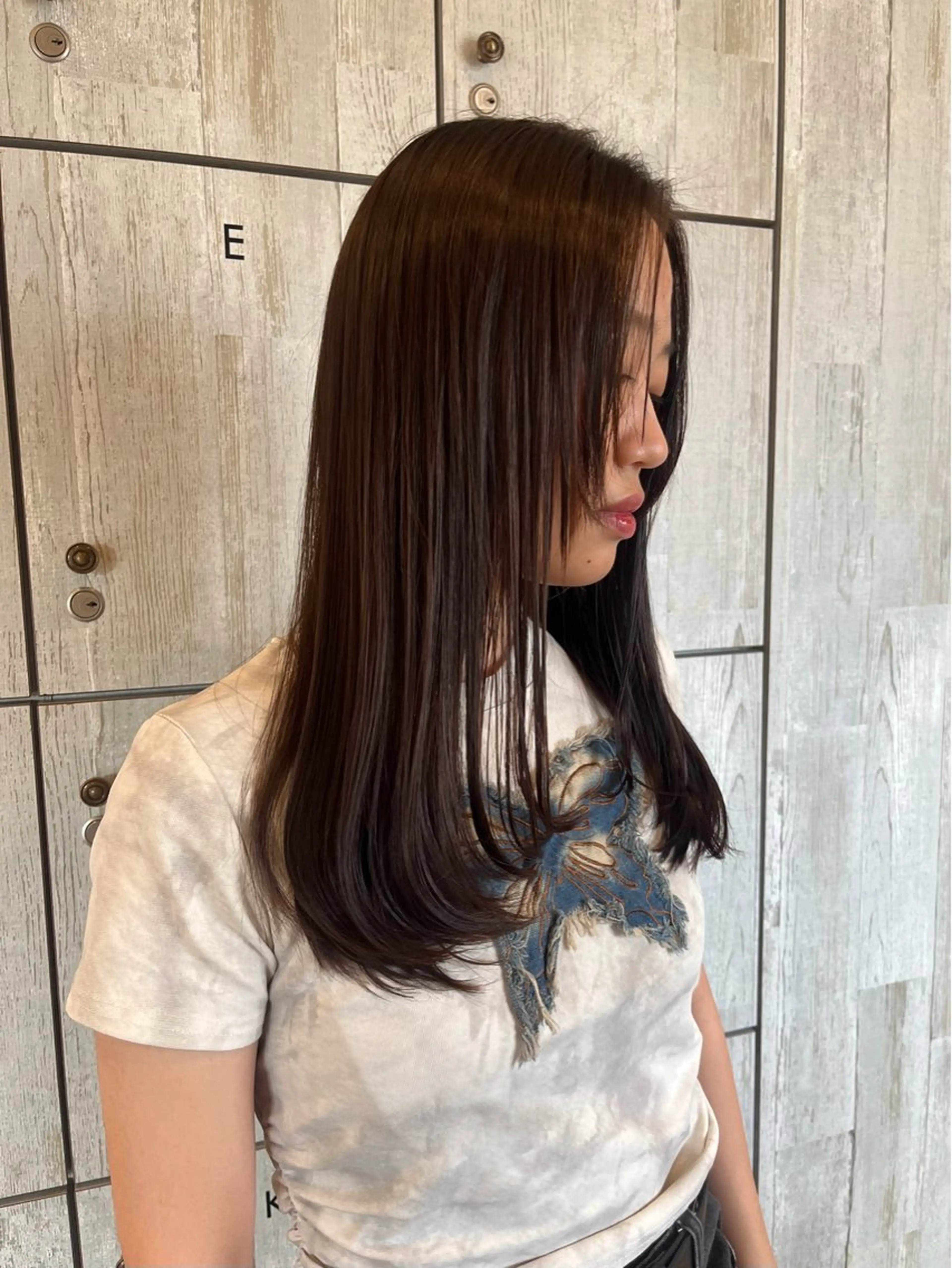 ロング カラー カット ヘアカラー トリートメント ♡ナナコ♡ レイヤー/艶髪のヘアスタイル