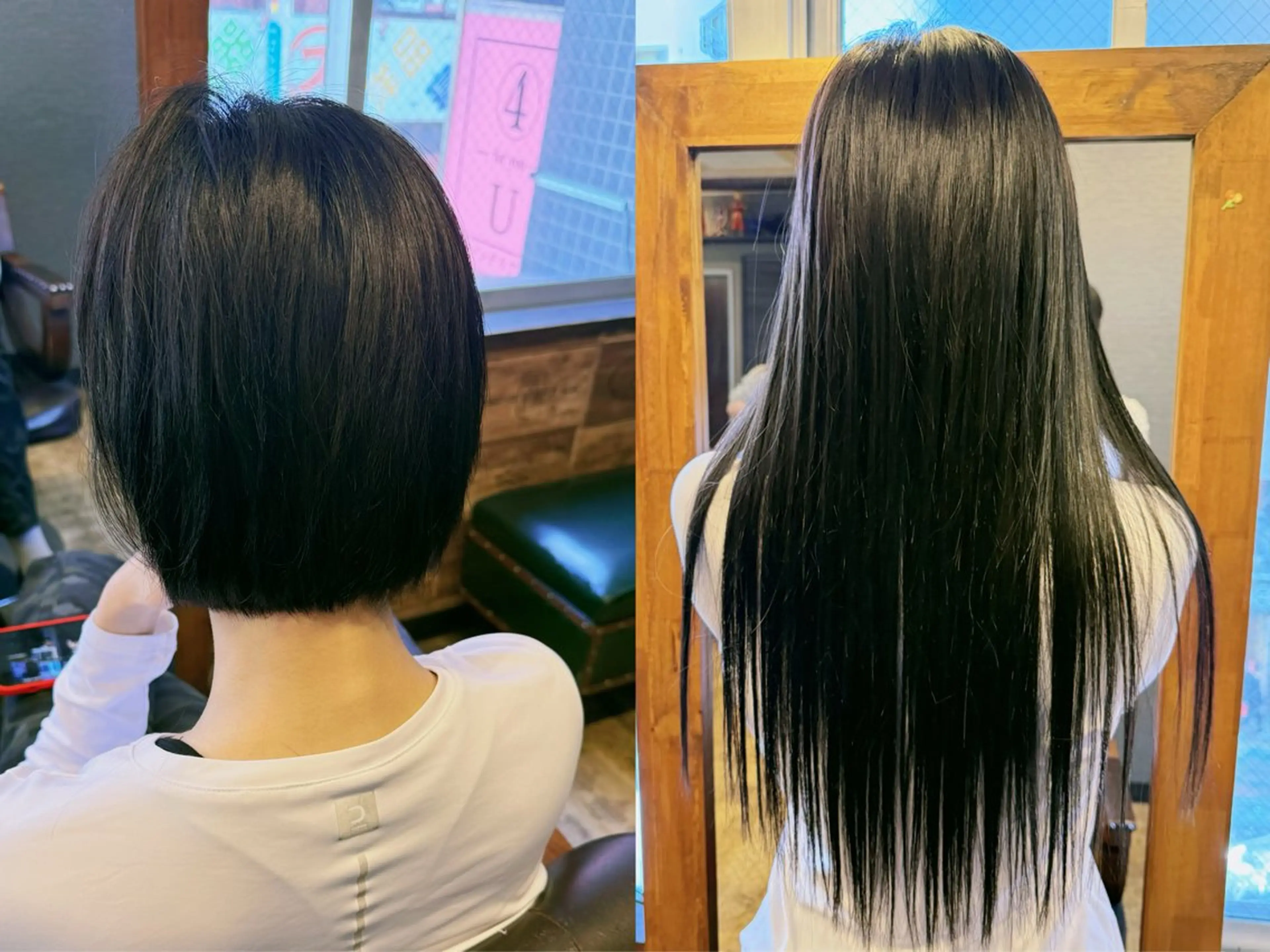 羽エクステ(手編み)80本  ¥44000～50000 施術時間3時間の写真