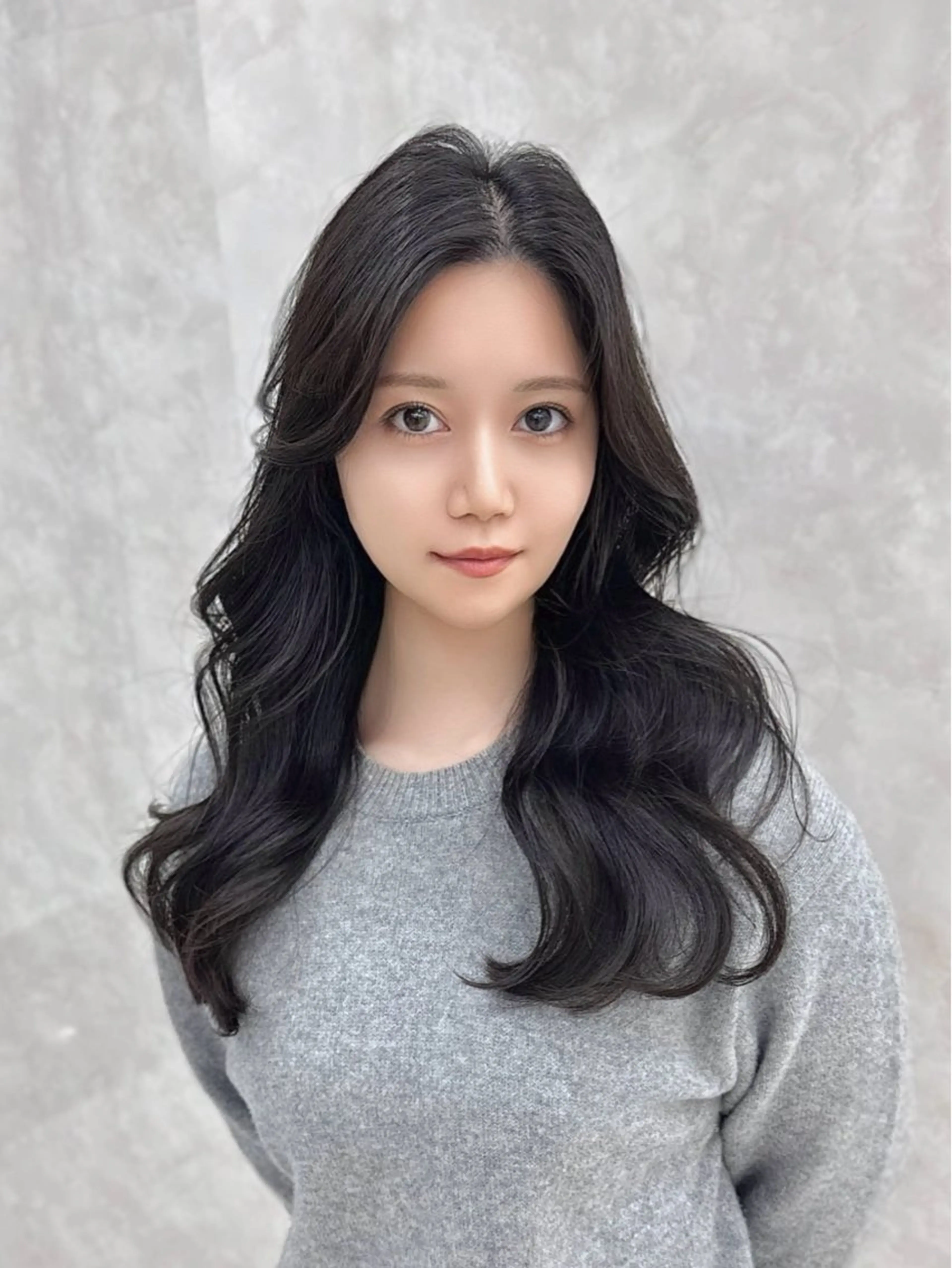 ロング カラー カット ヘアカラー トリートメント MAEUL luna所属・前髪顔周り/レイヤー 韓国/桔川恒のヘアスタイル