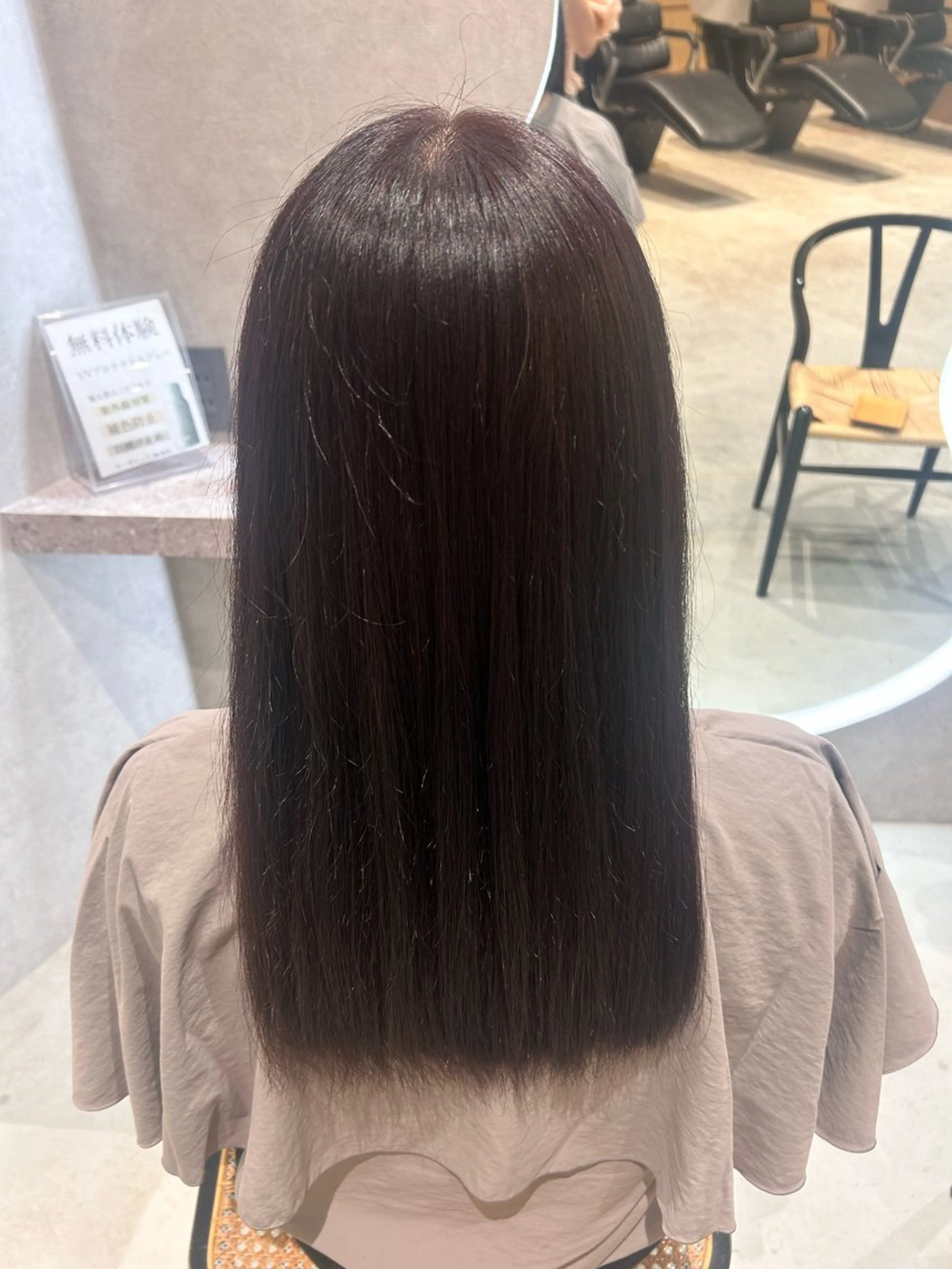 カラー ラベンダーカラー ヘアカラー トリートメント 馬場 美咲のヘアスタイル