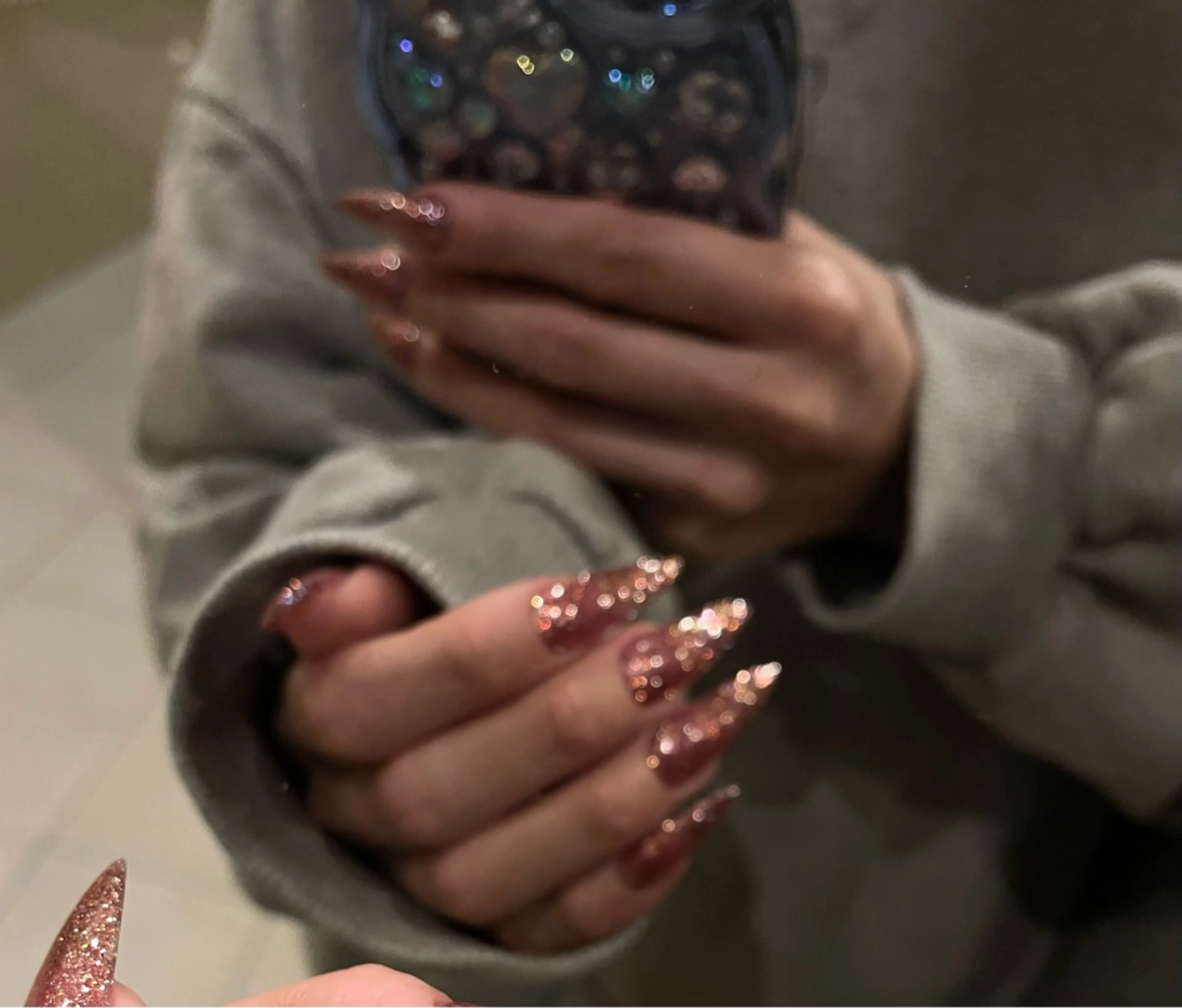 ネイル ハンドネイル Spiky とうげ ふうかのネイルデザイン