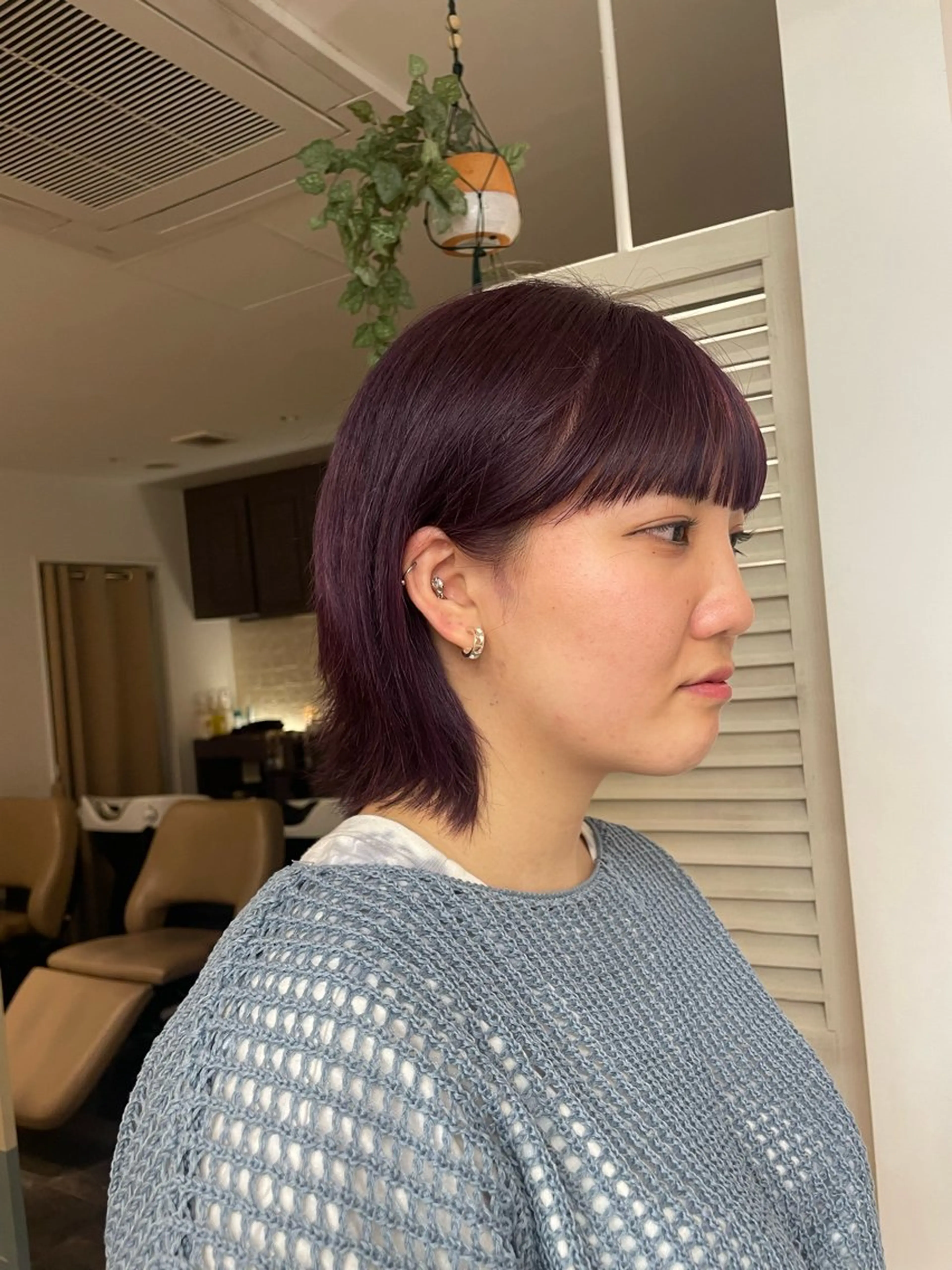 ショート カラー ヘアカラー リカ/ハイトーン ・オリーブ🍀のヘアスタイル