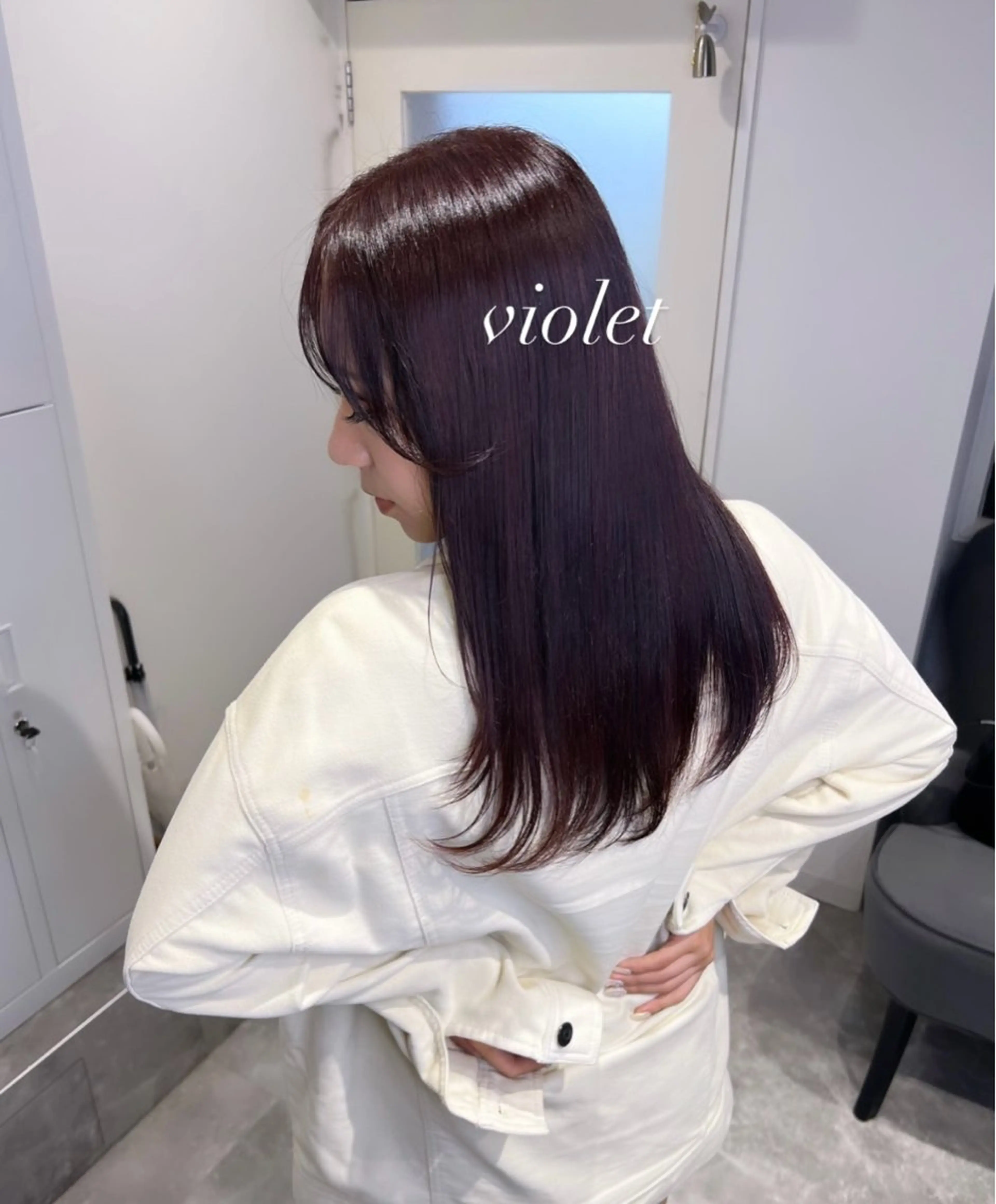 セミロング カラー ブリーチ ケアブリーチ TOMONA👑 GiseL梅田店のヘアスタイル