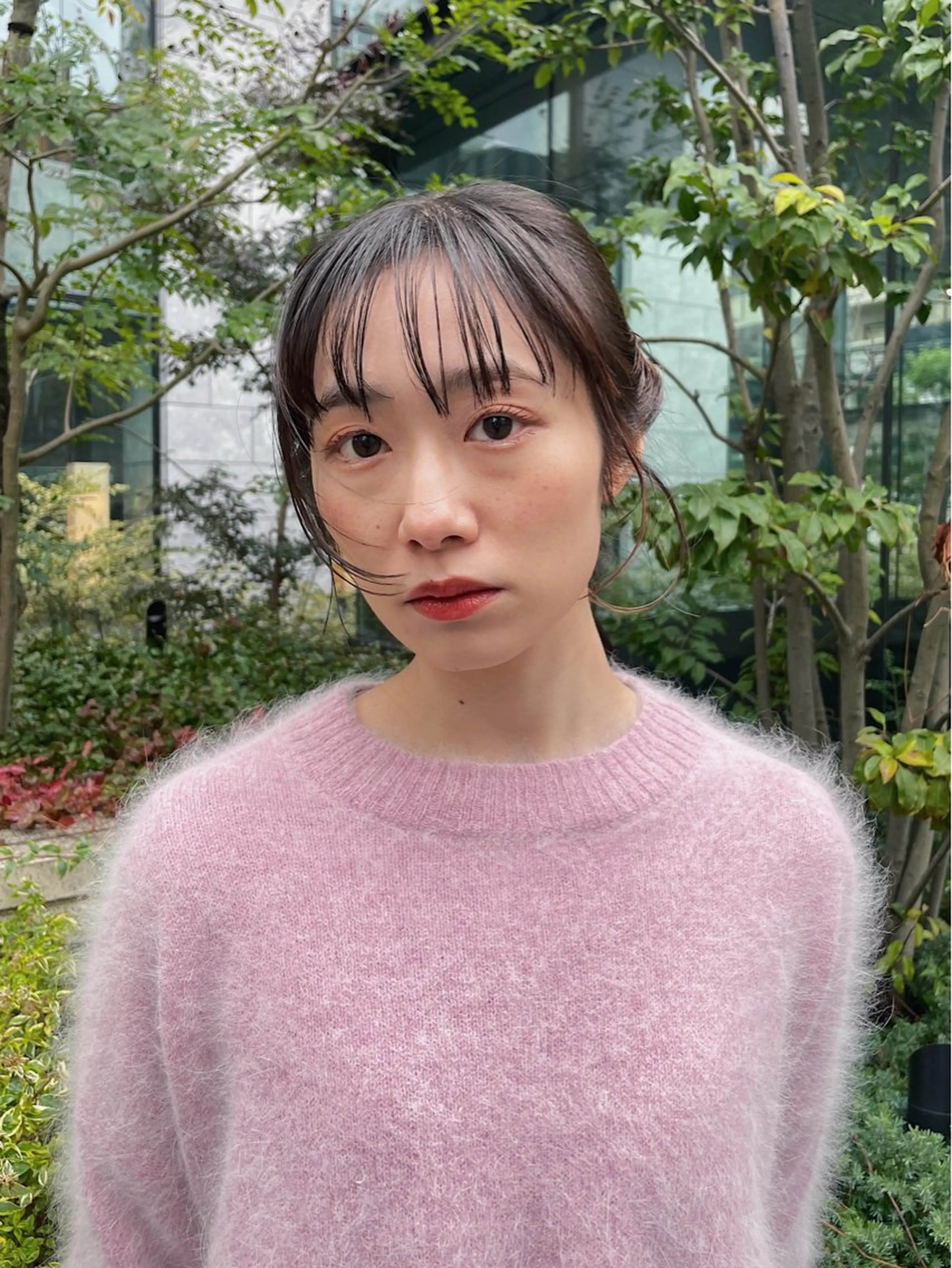 ミディアム ヘアアレンジ 大阪/梅田すぐ /パーマ落とし専門店のヘアスタイル