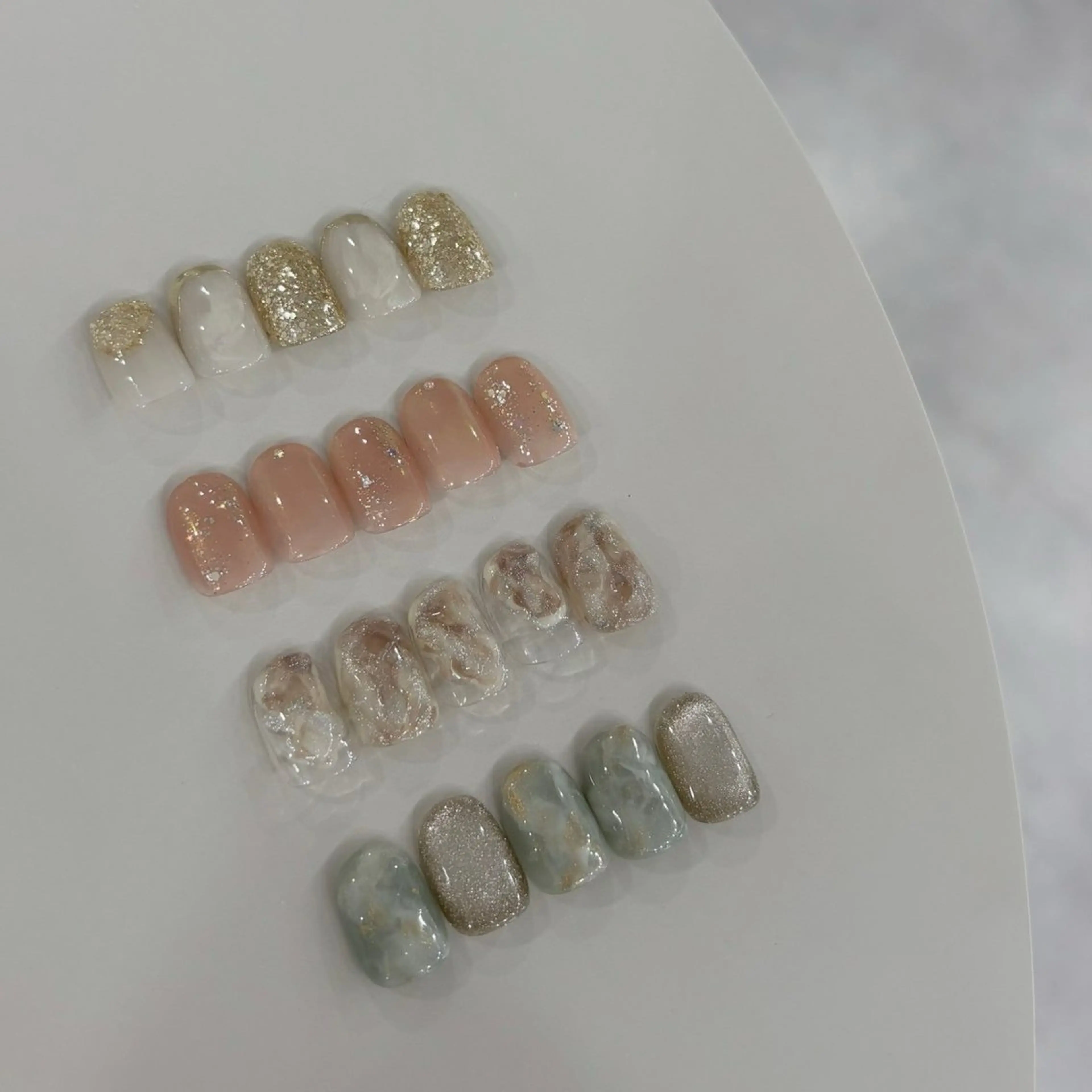 🫧ミニモ限定¥8200→¥6800🫧【handオフあり】‎‎🤍定額アート‎🤍の写真
