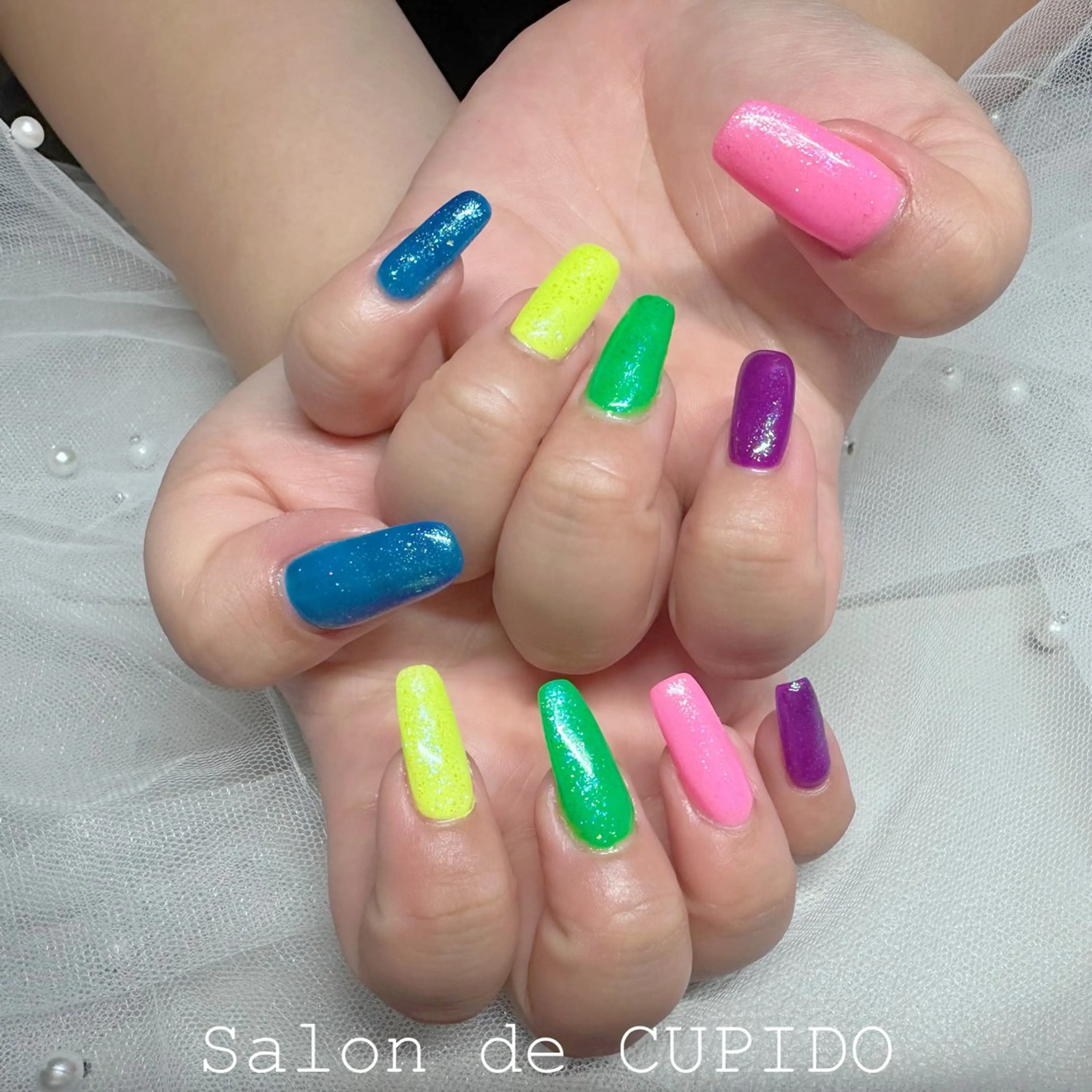 ネイル アートネイル キラキラネイル ラメ(グリッター) Salon de CUPIDOのネイルデザイン