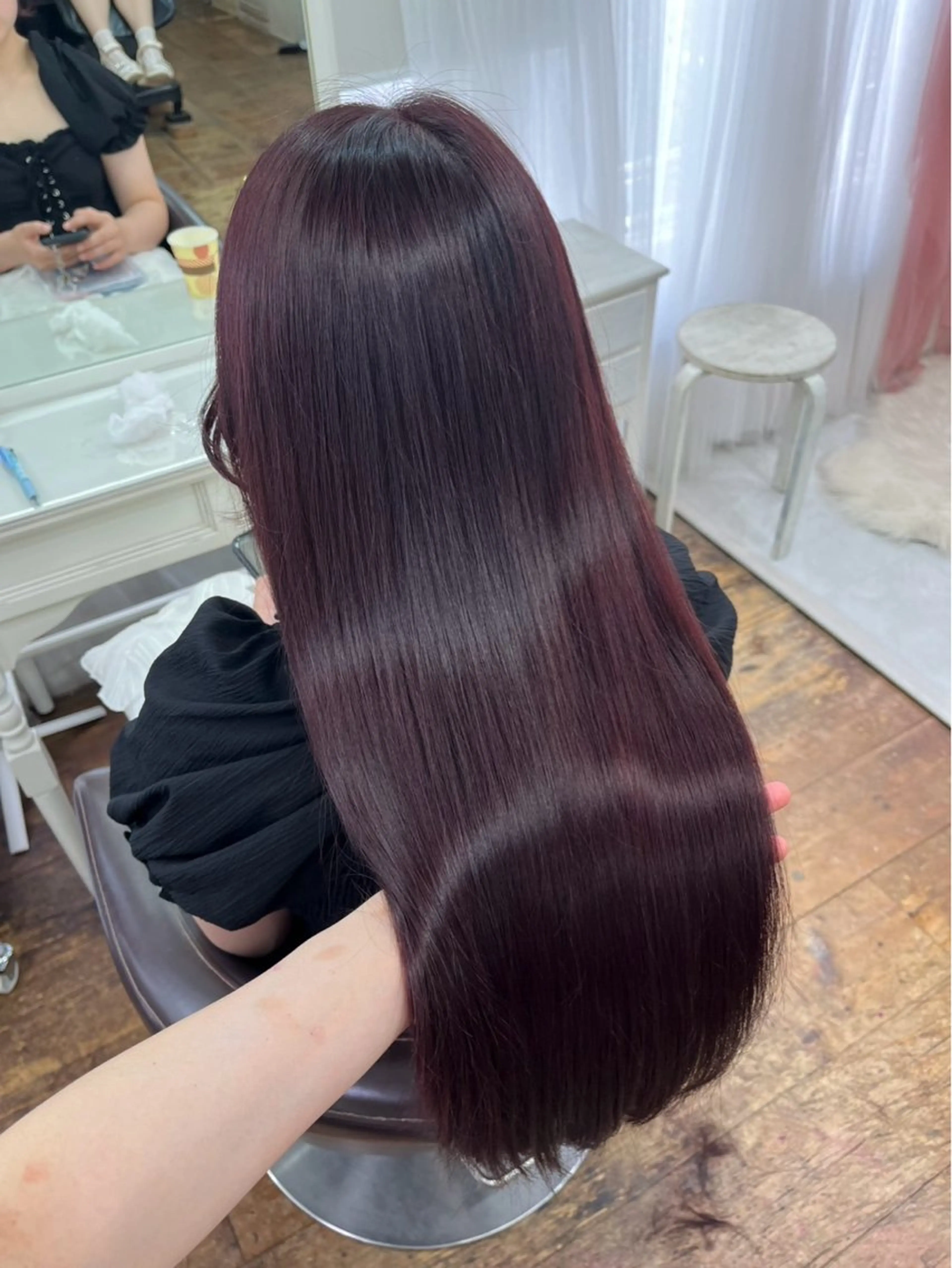 前髪カット+カラー+トリートメントの写真
