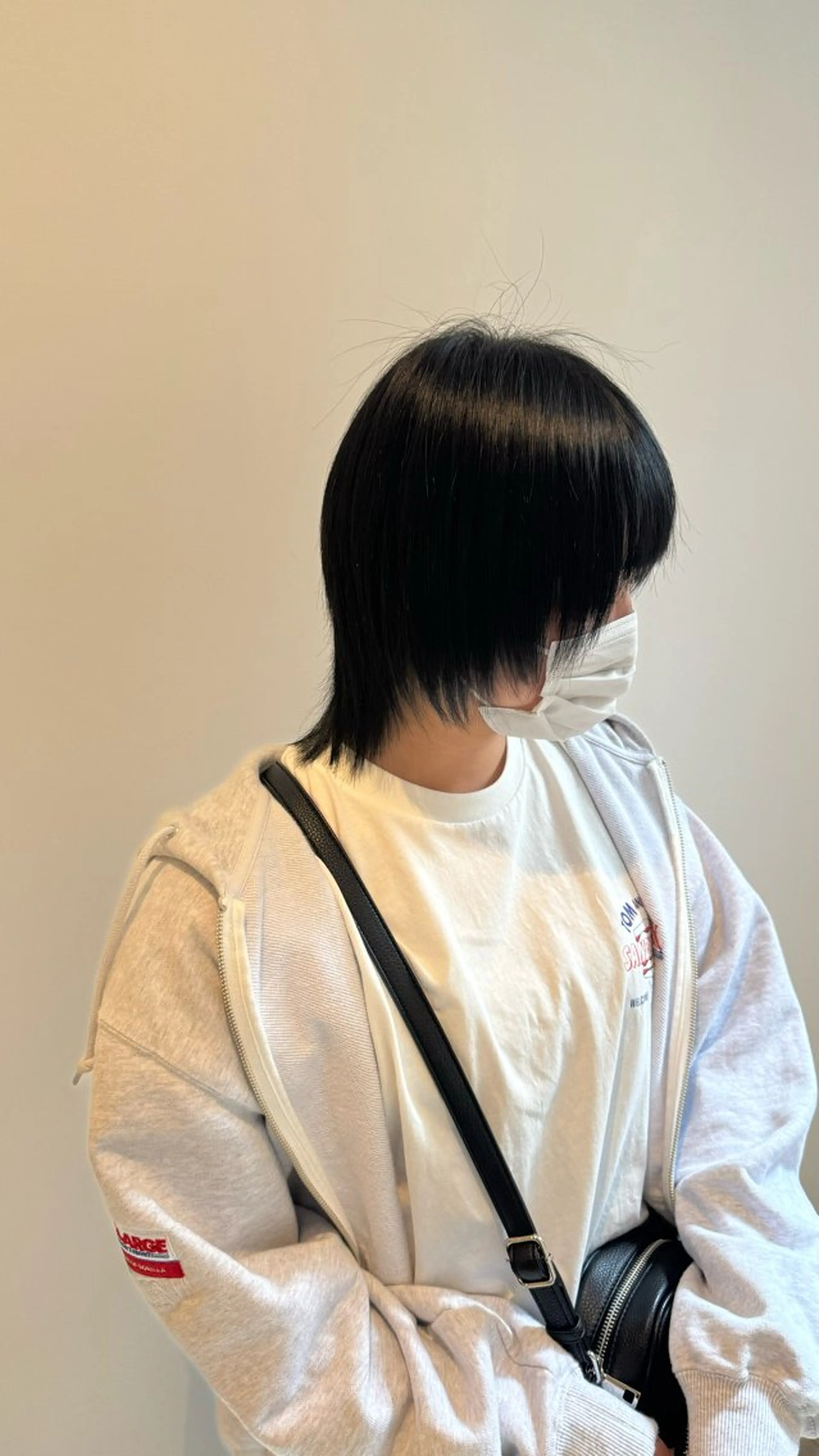 ミディアム カラー ウルフカット カット ヘアカラー Real me　京都 四条烏丸ドゥエ店所属・タナカ｜ 京都美容師のヘアスタイル