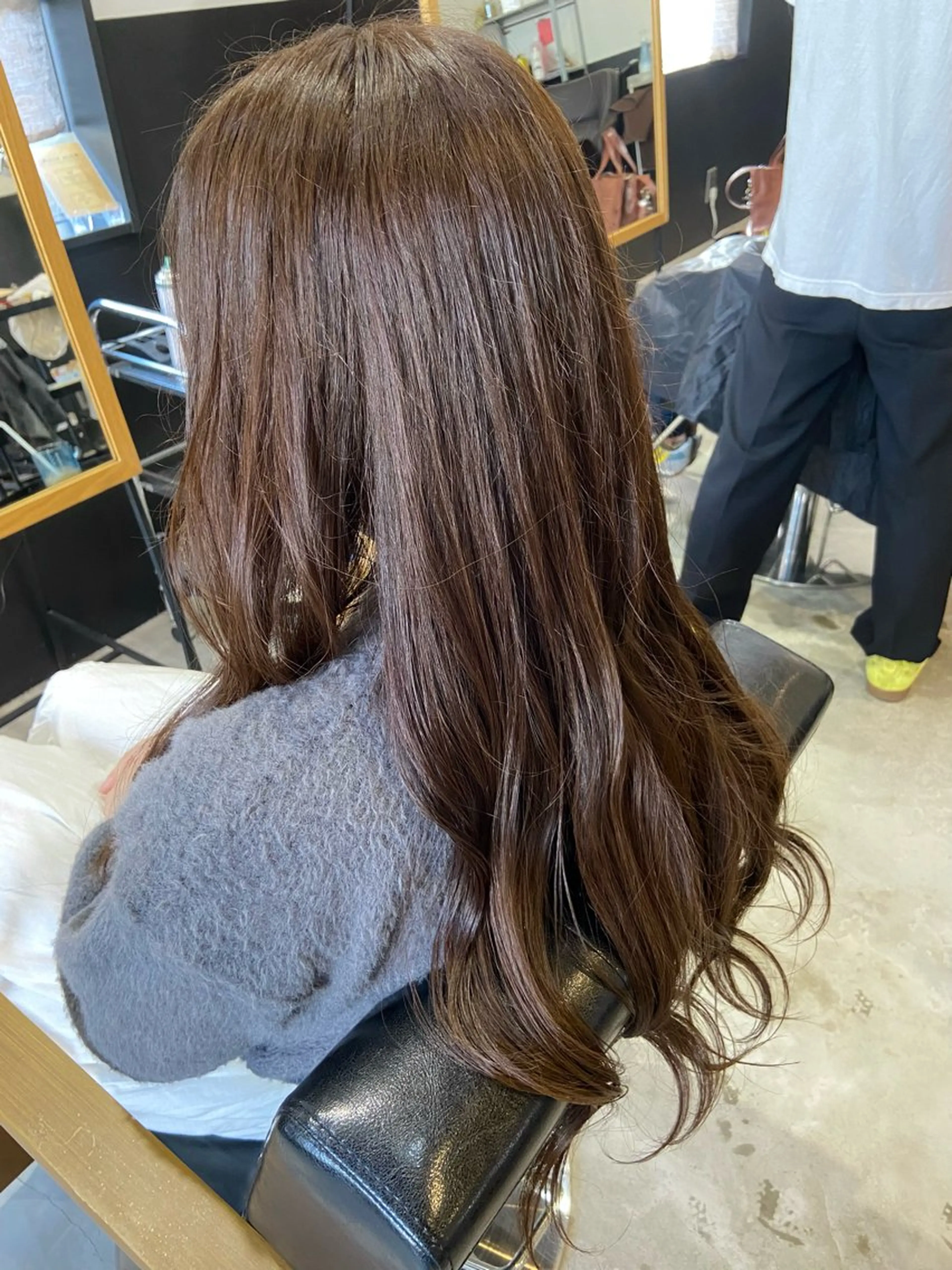 ロング アッシュ ロング ヘアカラー hair salon TOKUNAGA所属・💫縮毛矯正/ カット💫徳永あい子のヘアスタイル