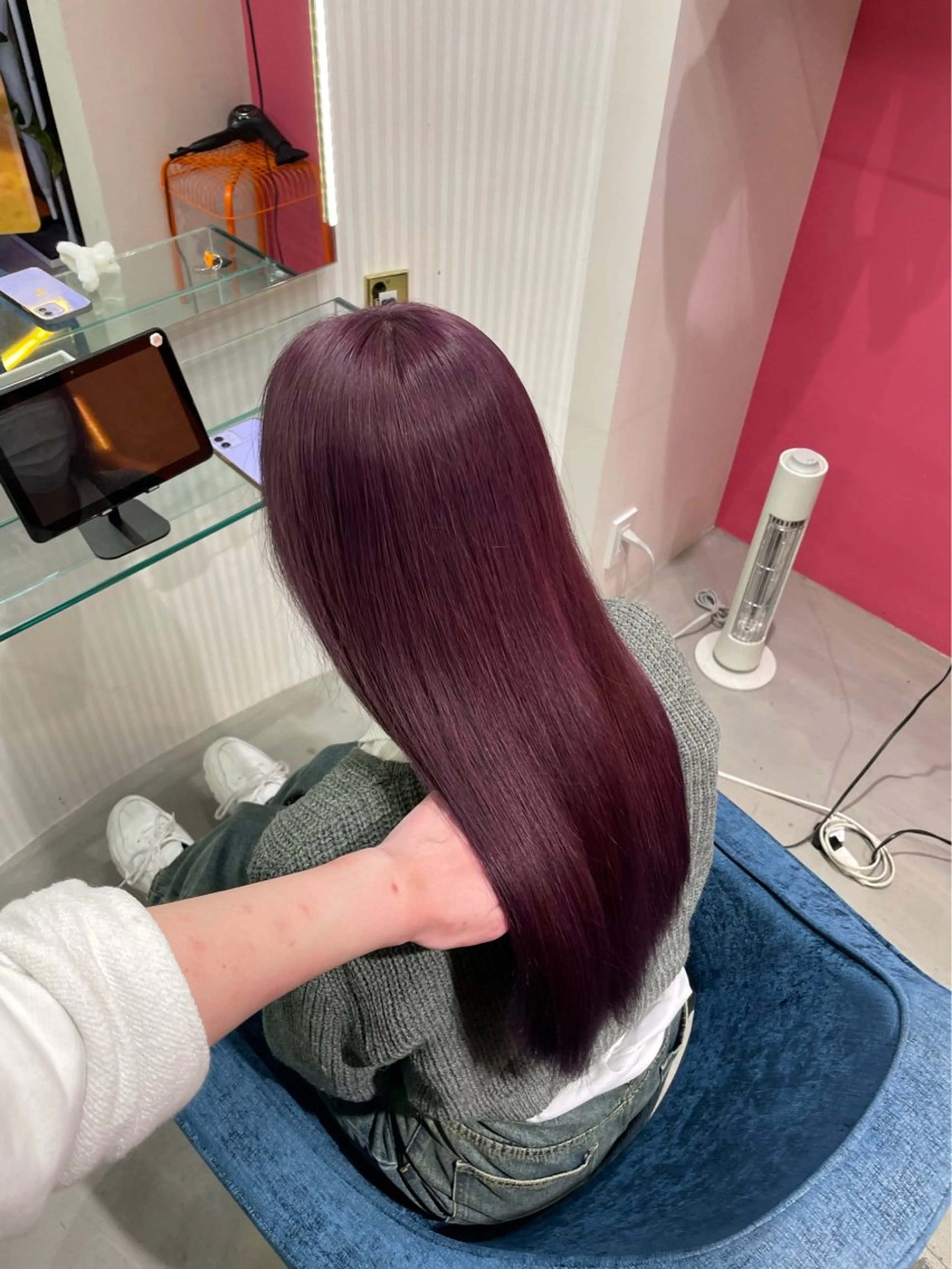 ロング ヘアカラー 安井まゆ _Box mico.のヘアスタイル