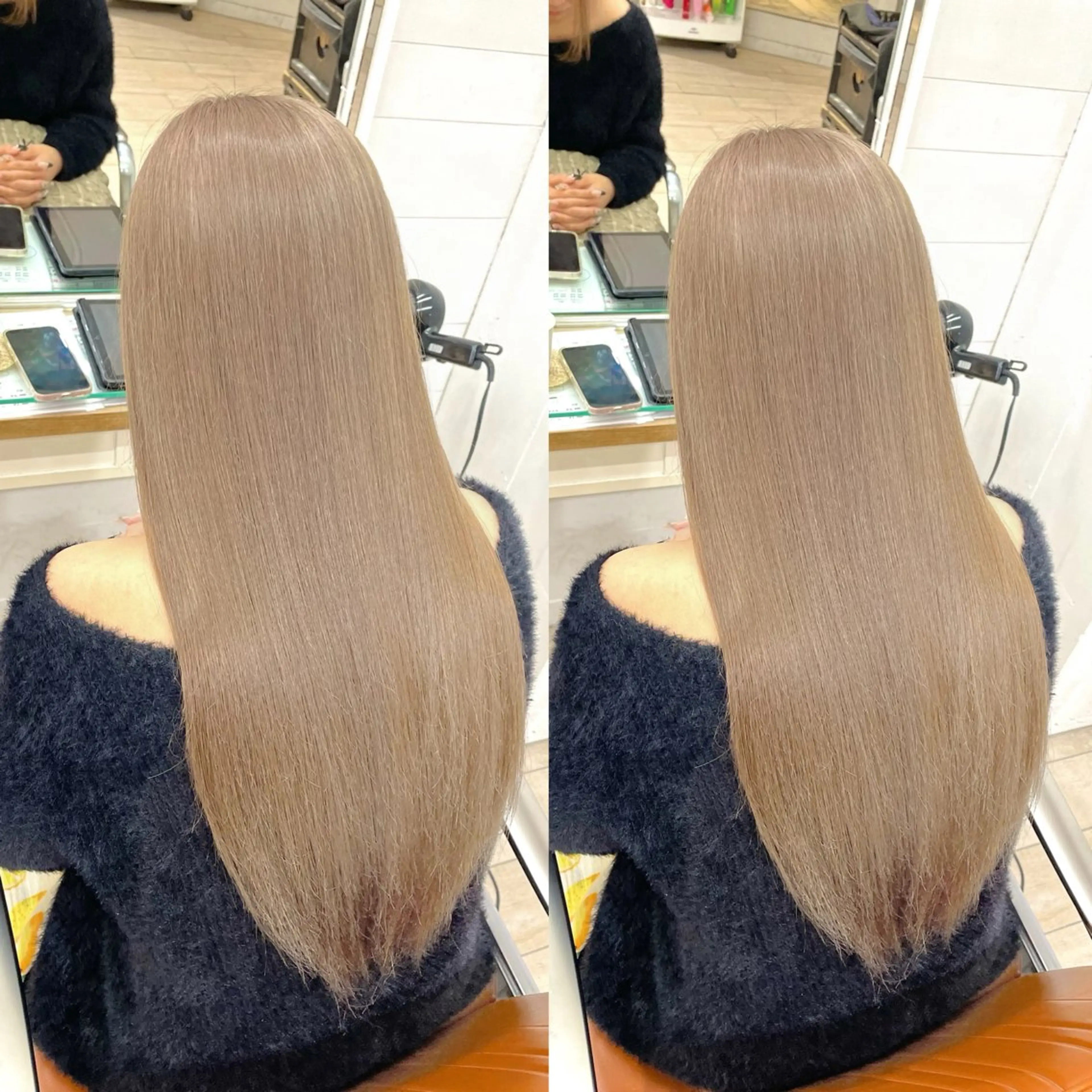 ロング カラー ヘアカラー スズキ マリのヘアスタイル