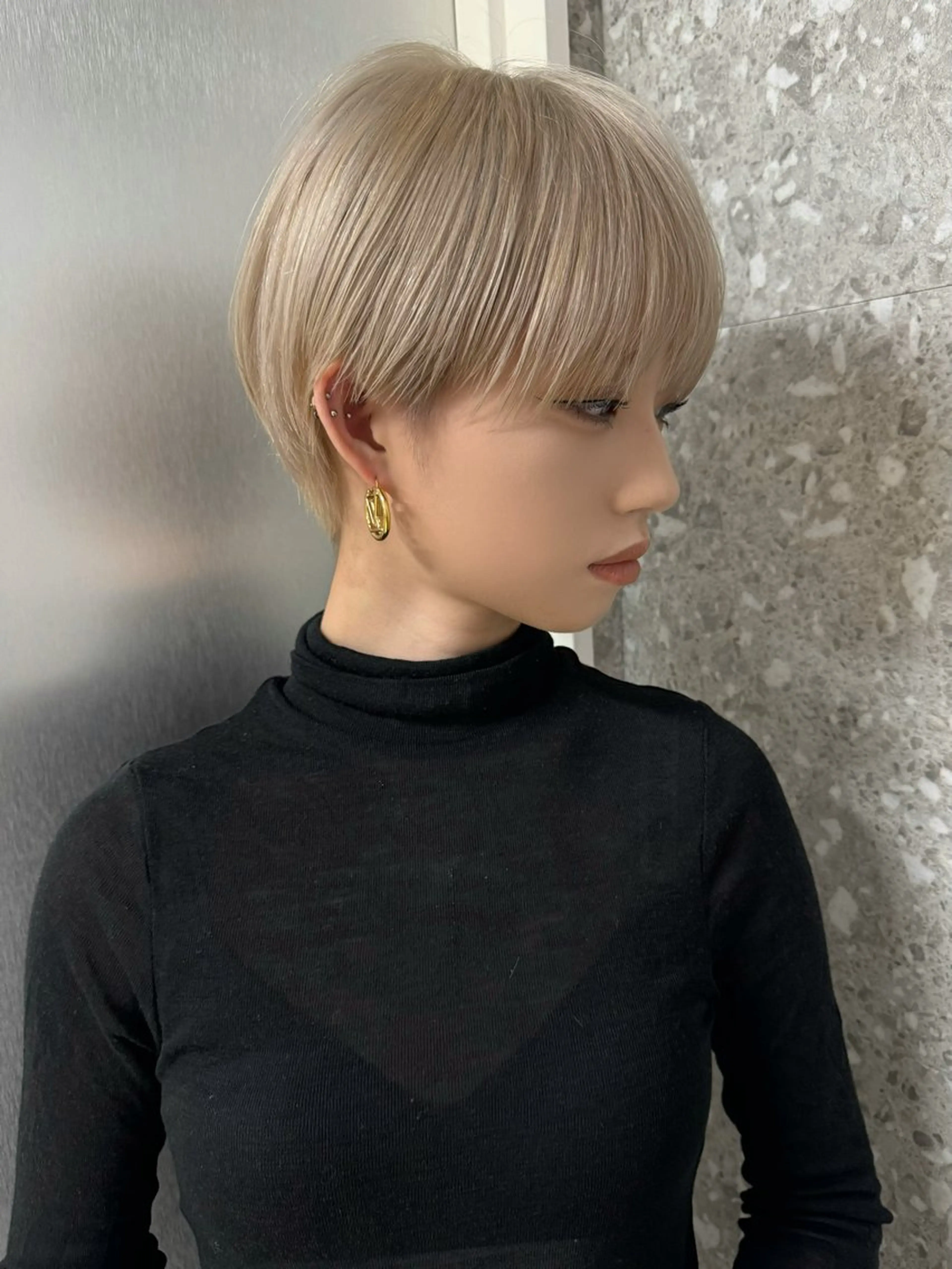 ショート 似合わせカット ショートヘア ミルクティーベージュ 🩰🤎miharuのヘアスタイル