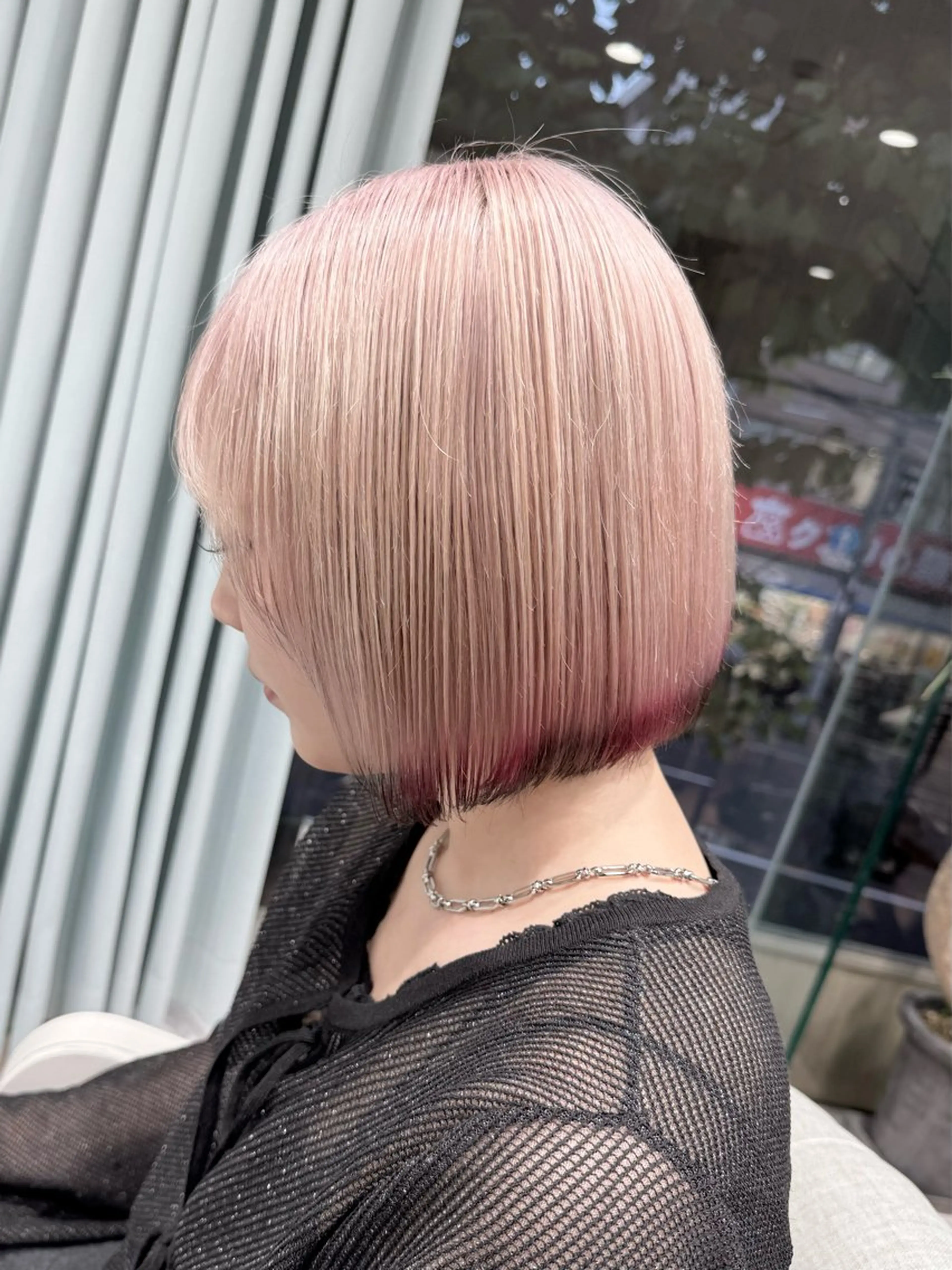 ショート カラー ボブ カット ヘアカラー トリートメント ハイトーン/美髪矯正 /ボブ特化/SOMAのヘアスタイル