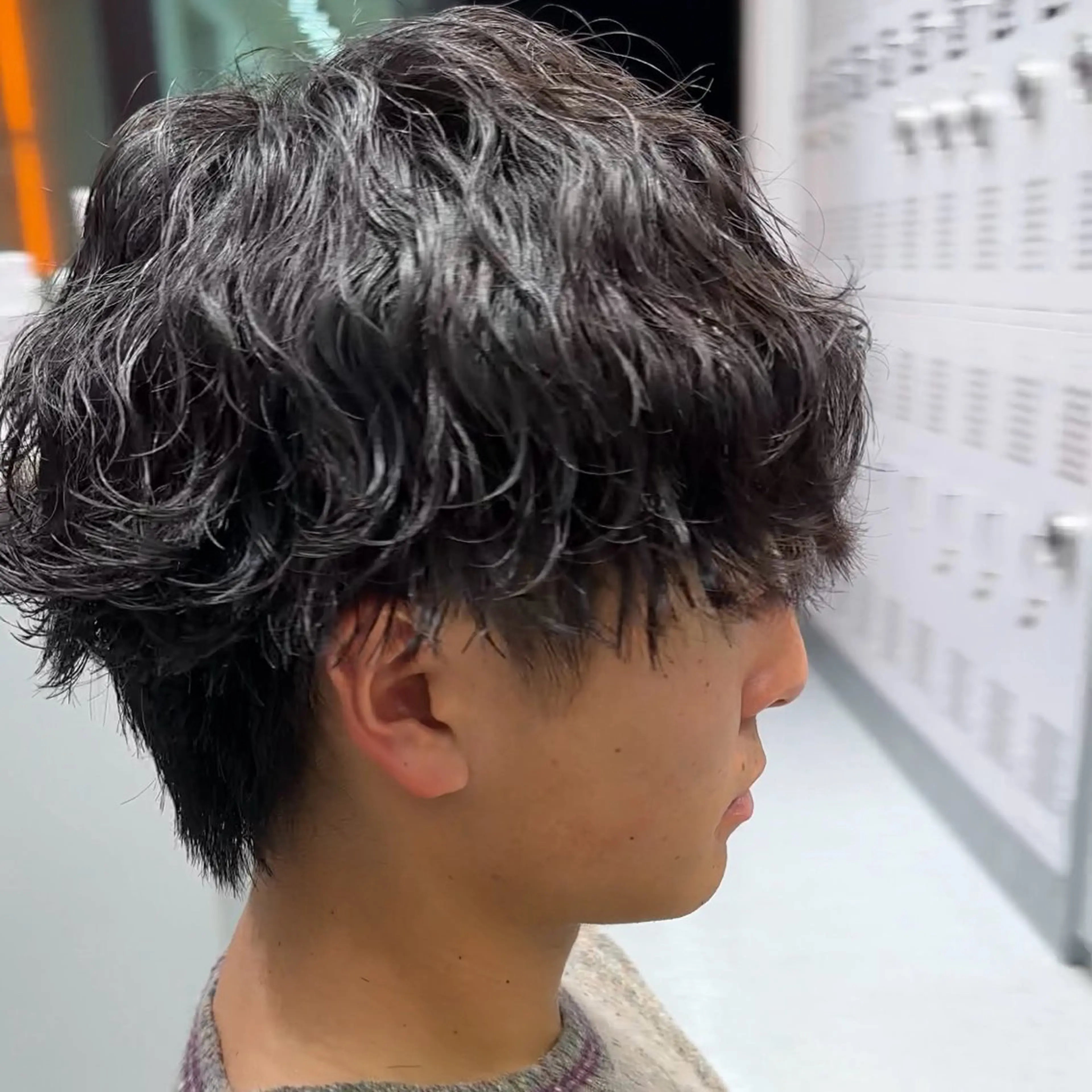 パーマ メンズ カット パーマ トリートメント 当日予約⭕️ fifth渋谷太田のヘアスタイル