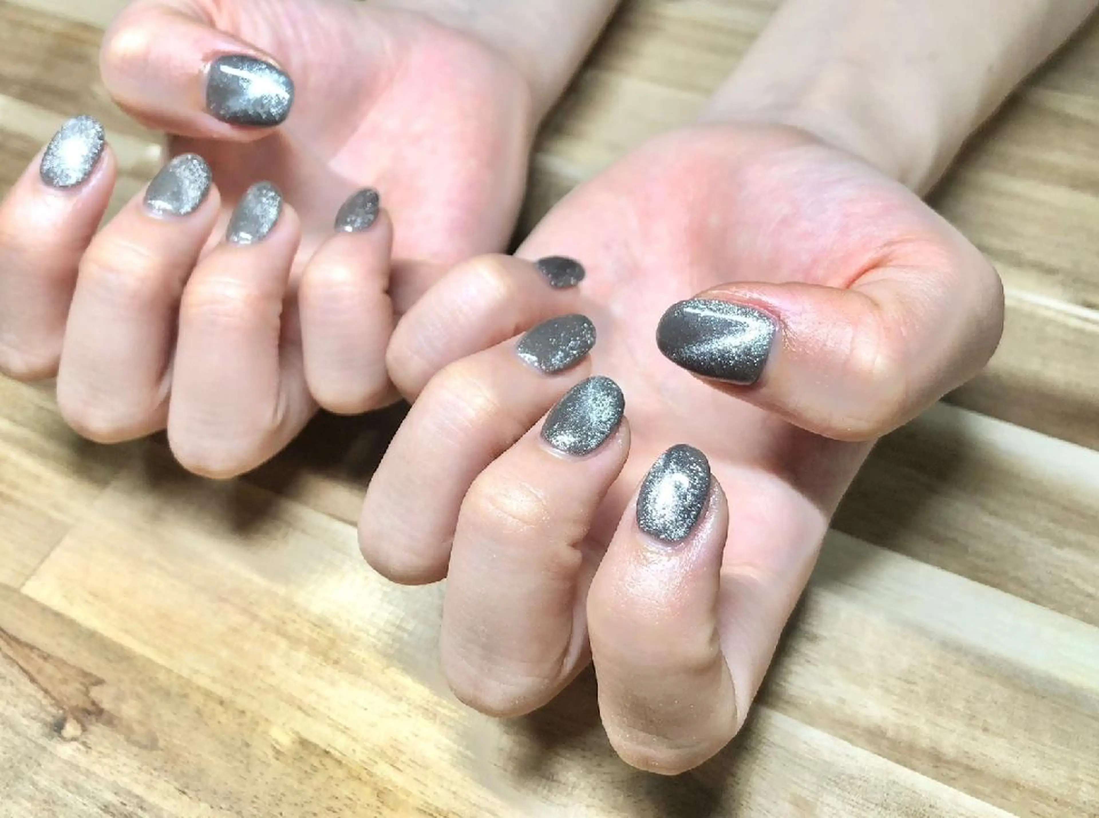 ネイル ジェルネイル マグネットネイル Beauty Salon VIBLISS 福岡店所属・VIBLISS福岡店 yurichanのネイルデザイン