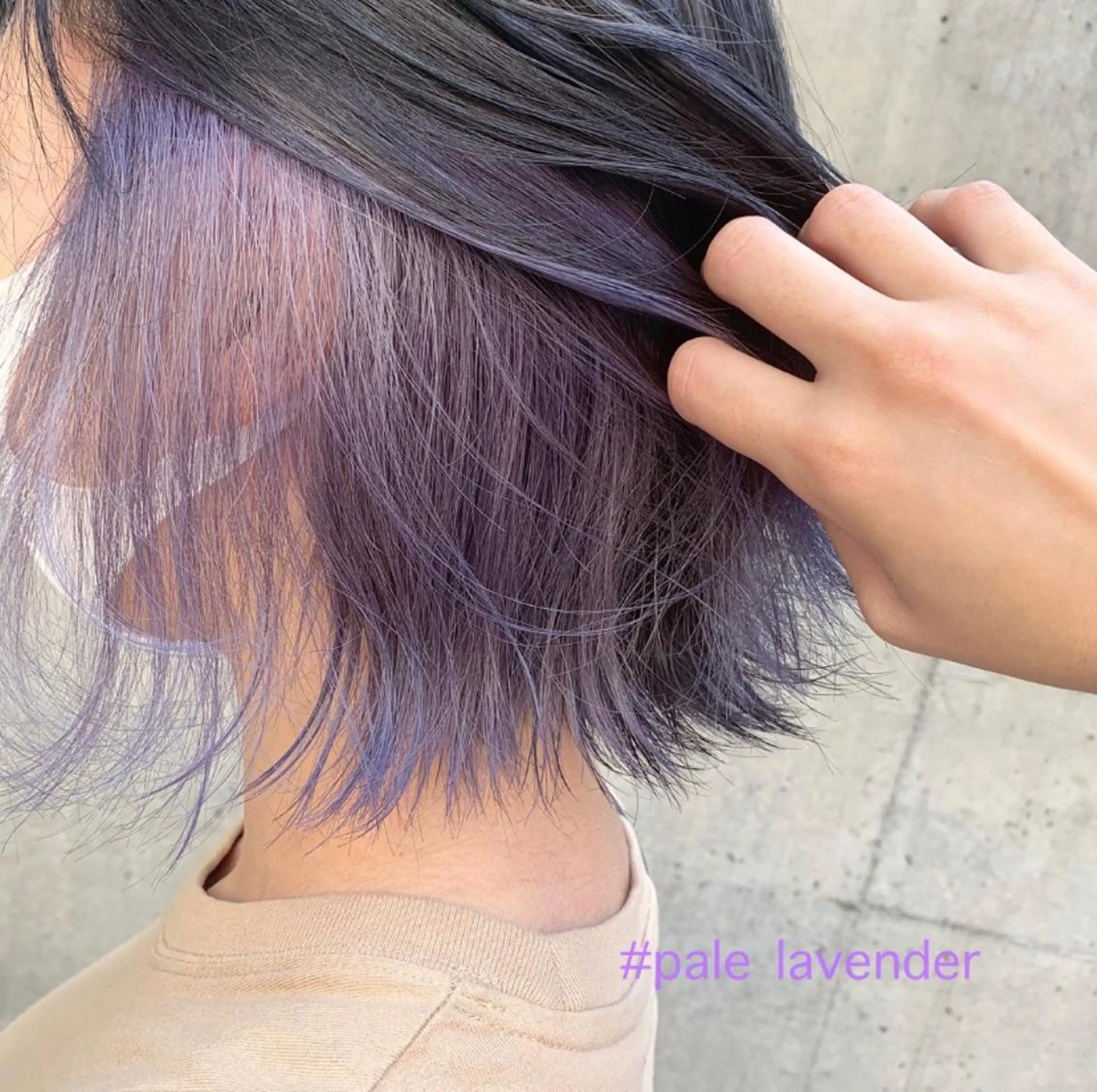 ミディアム カラー ブリーチ カット ヘアカラー 🌷お洒落推しカラー moe🐰🌷のヘアスタイル