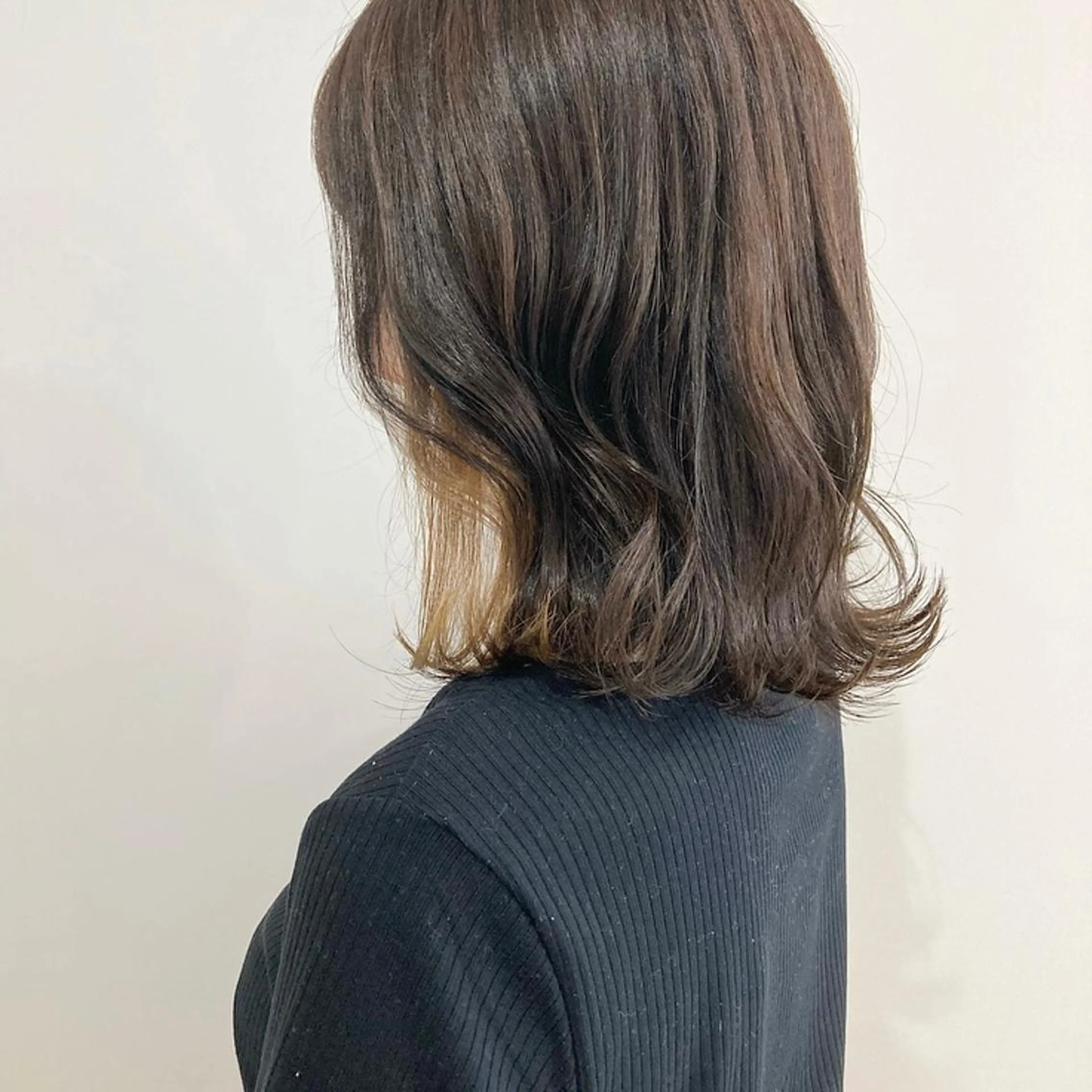 ミディアム カラー ブリーチ お洒落パーマ/ 艶カラー/michiのヘアスタイル