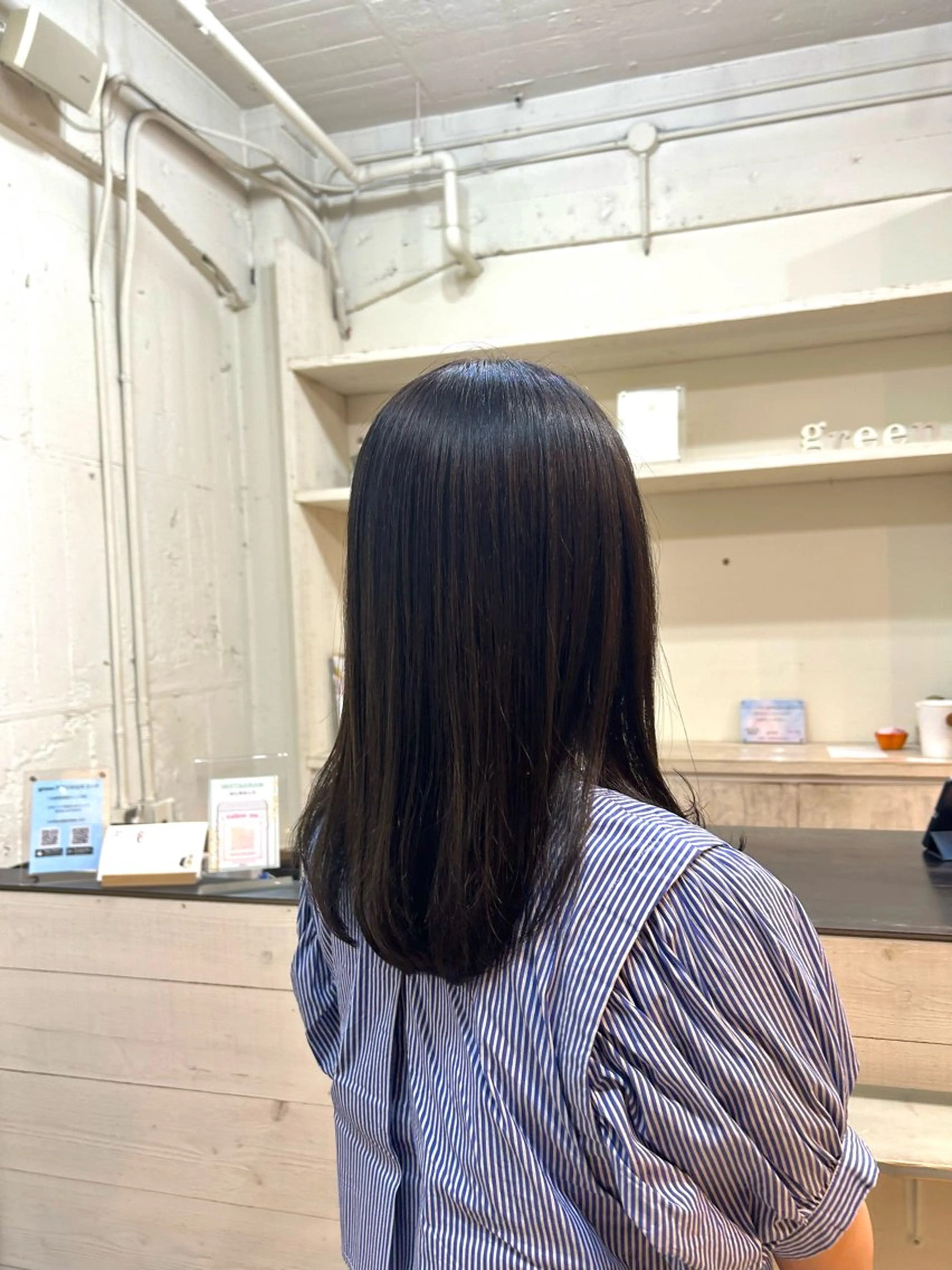 カラー グレージュ オリーブグレージュ オリーブグレー 🪴 Rimi🪴のヘアスタイル