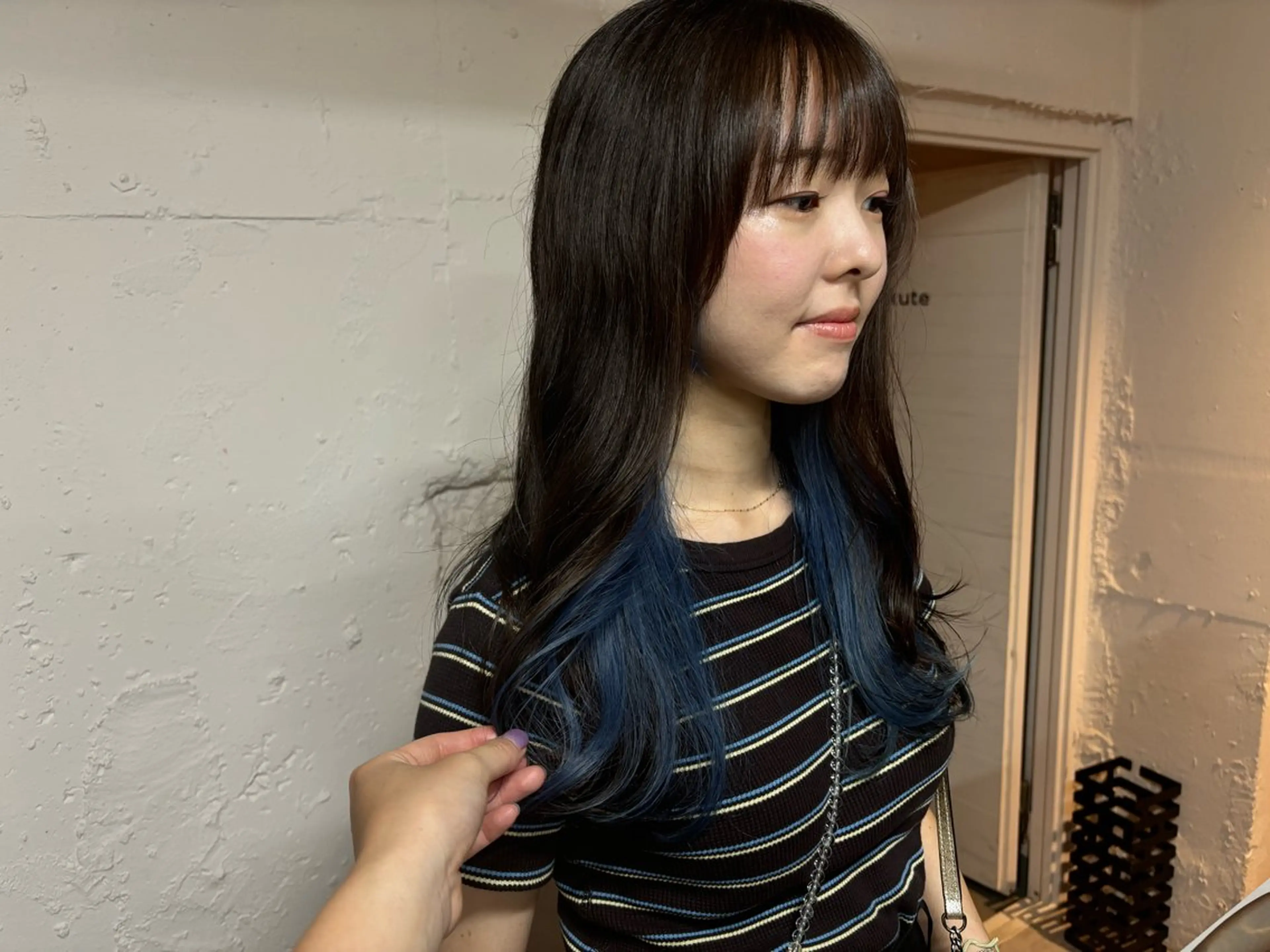 セミロング カラー 🩵tokute SEIRA🩵のヘアスタイル