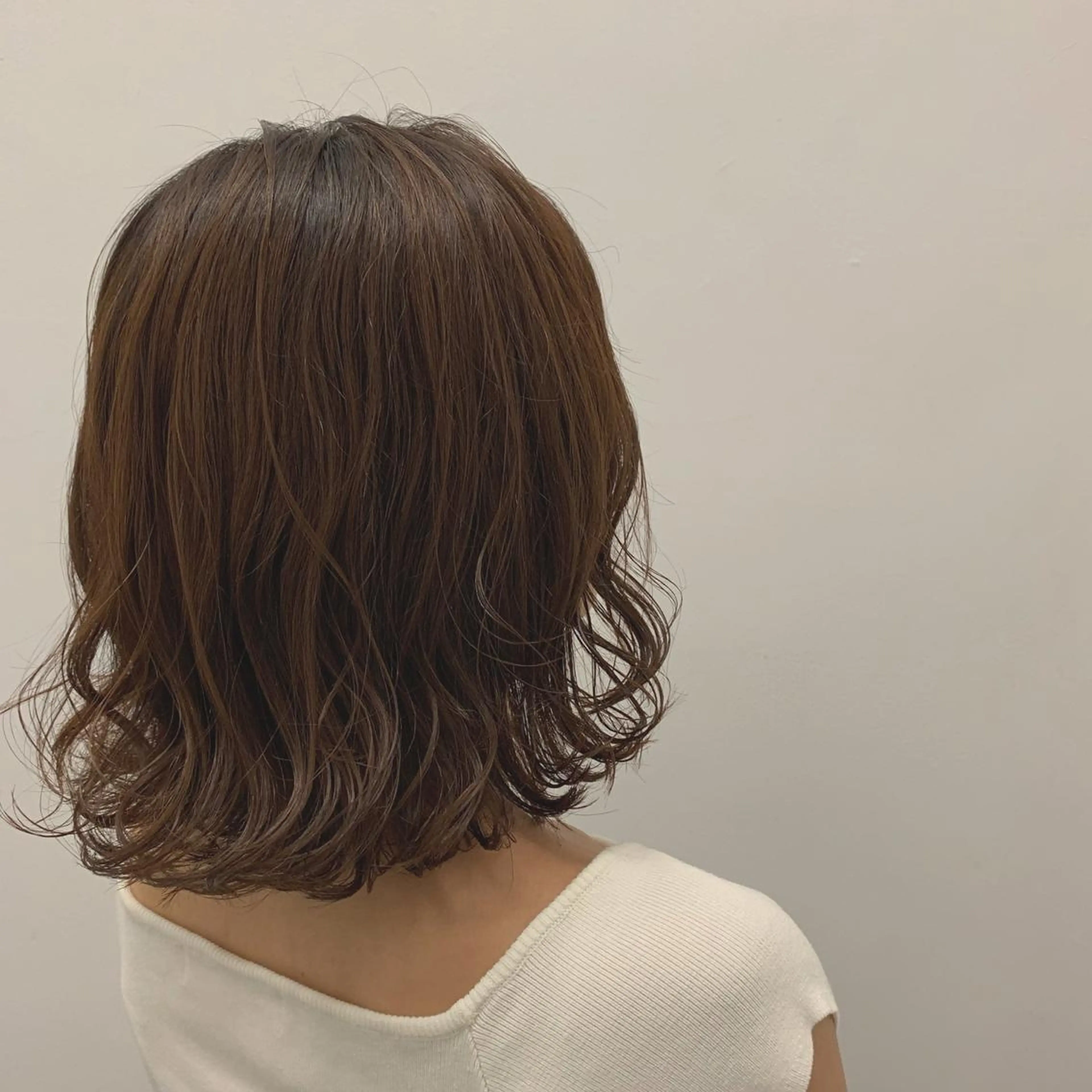 ミディアム パーマ stylist/ボブ ことの/韓国レイヤーのヘアスタイル