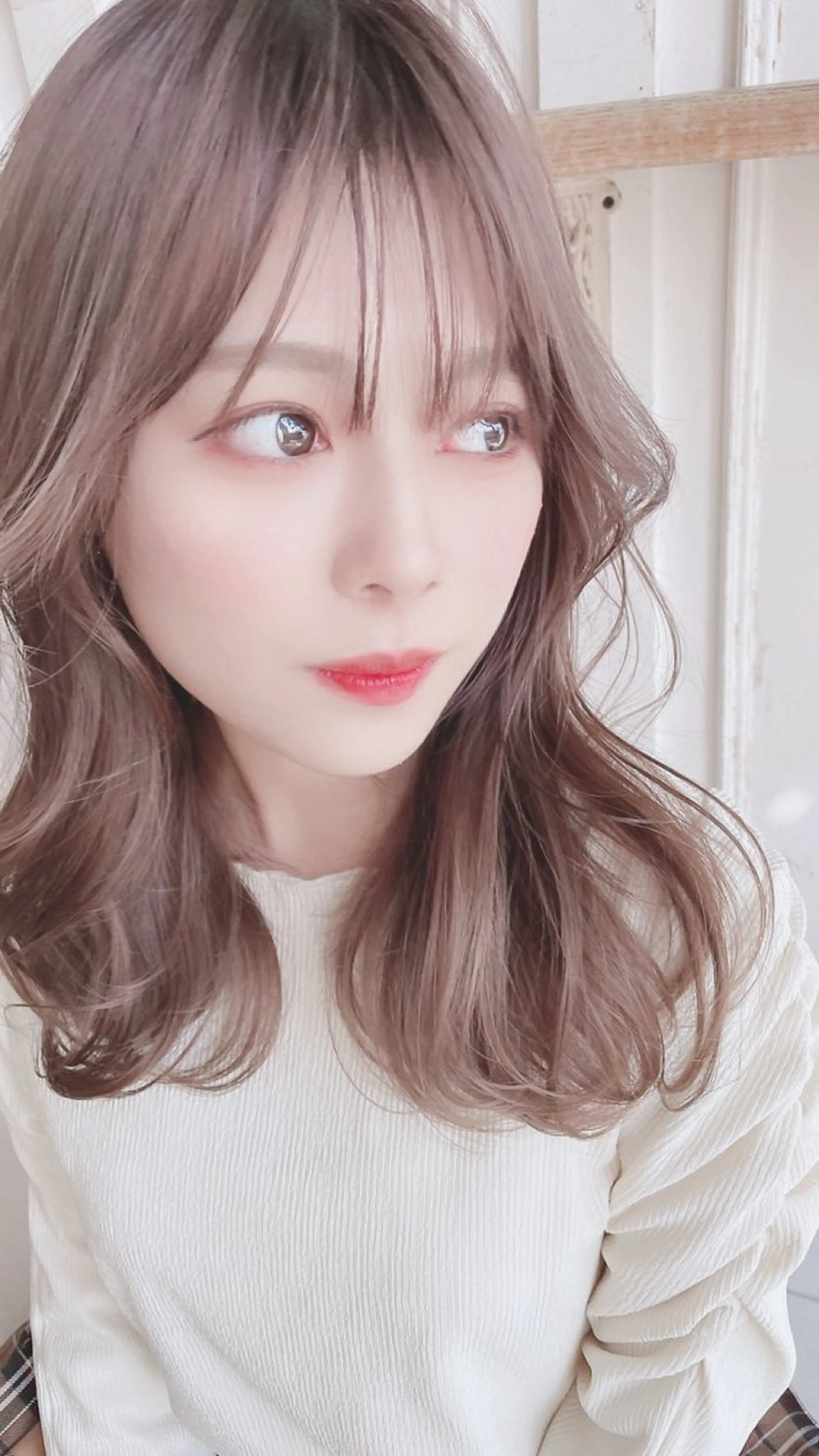 ミディアム カラー カット 堀井 凌平のヘアスタイル