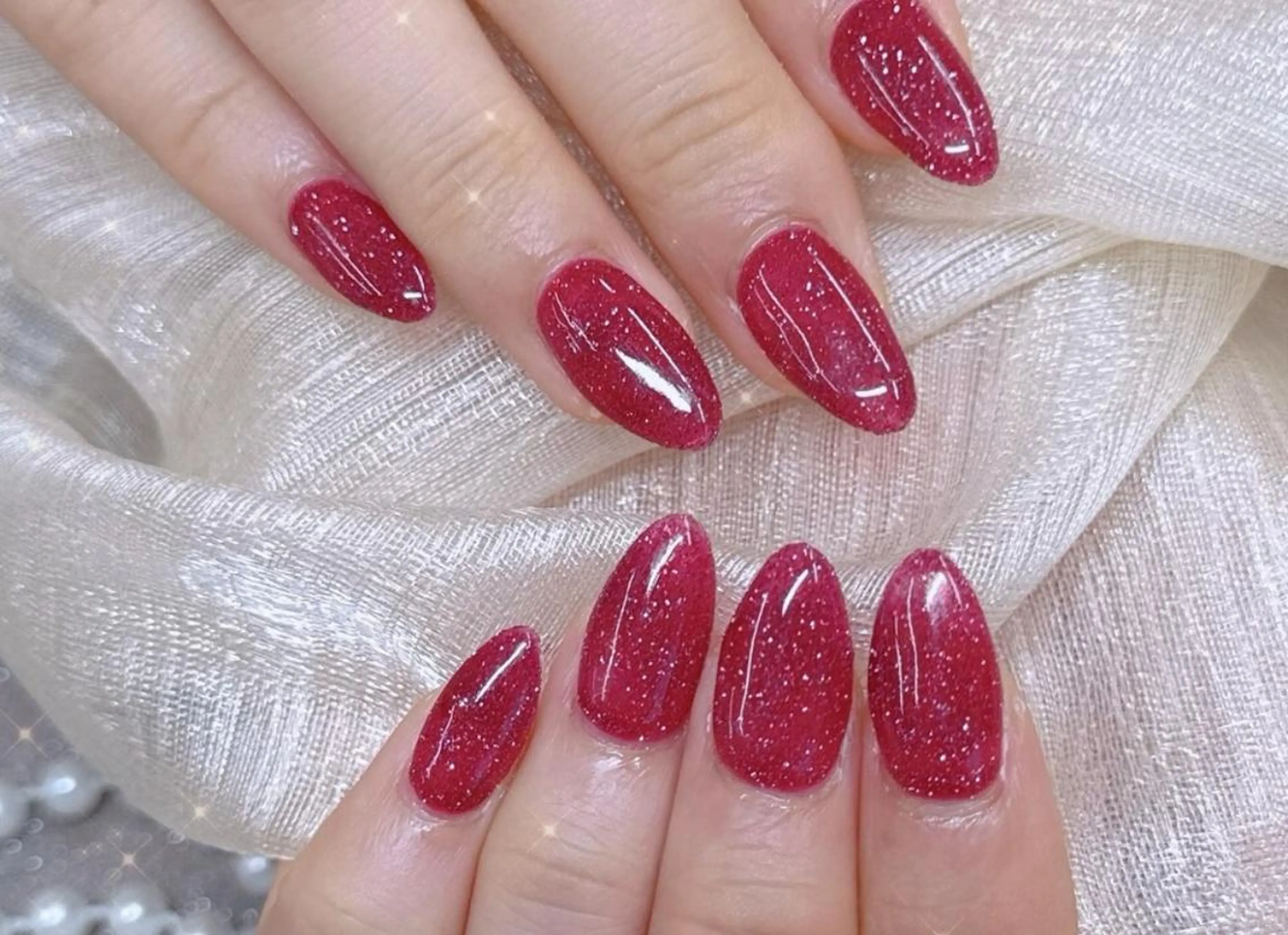 ネイル 🎀彩羽チップ 長さだし専門🎀のネイルデザイン