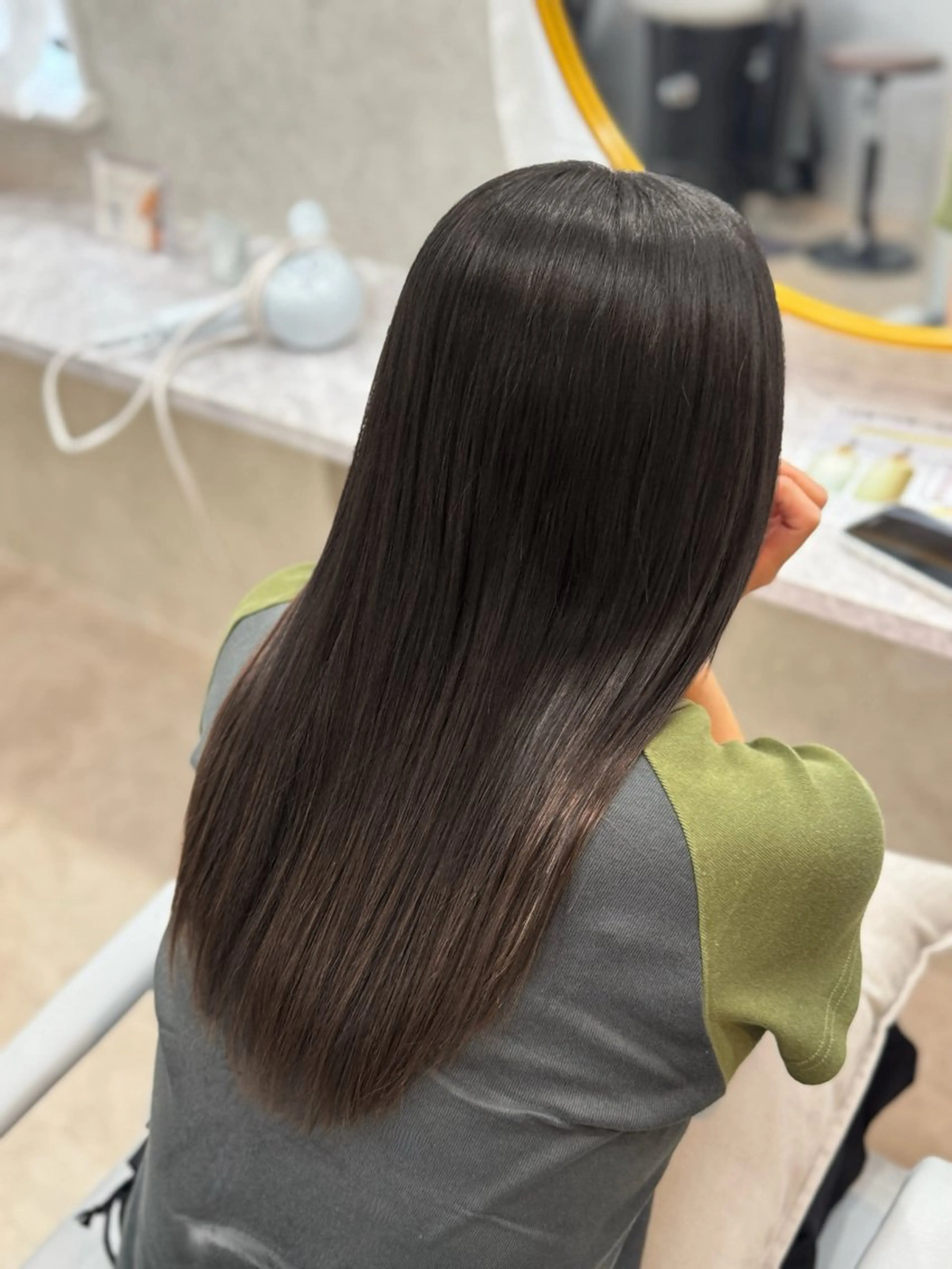 ミディアム カット ヘアカラー トリートメント 鎌倉　楓麻/レイヤー 【津田沼】のヘアスタイル