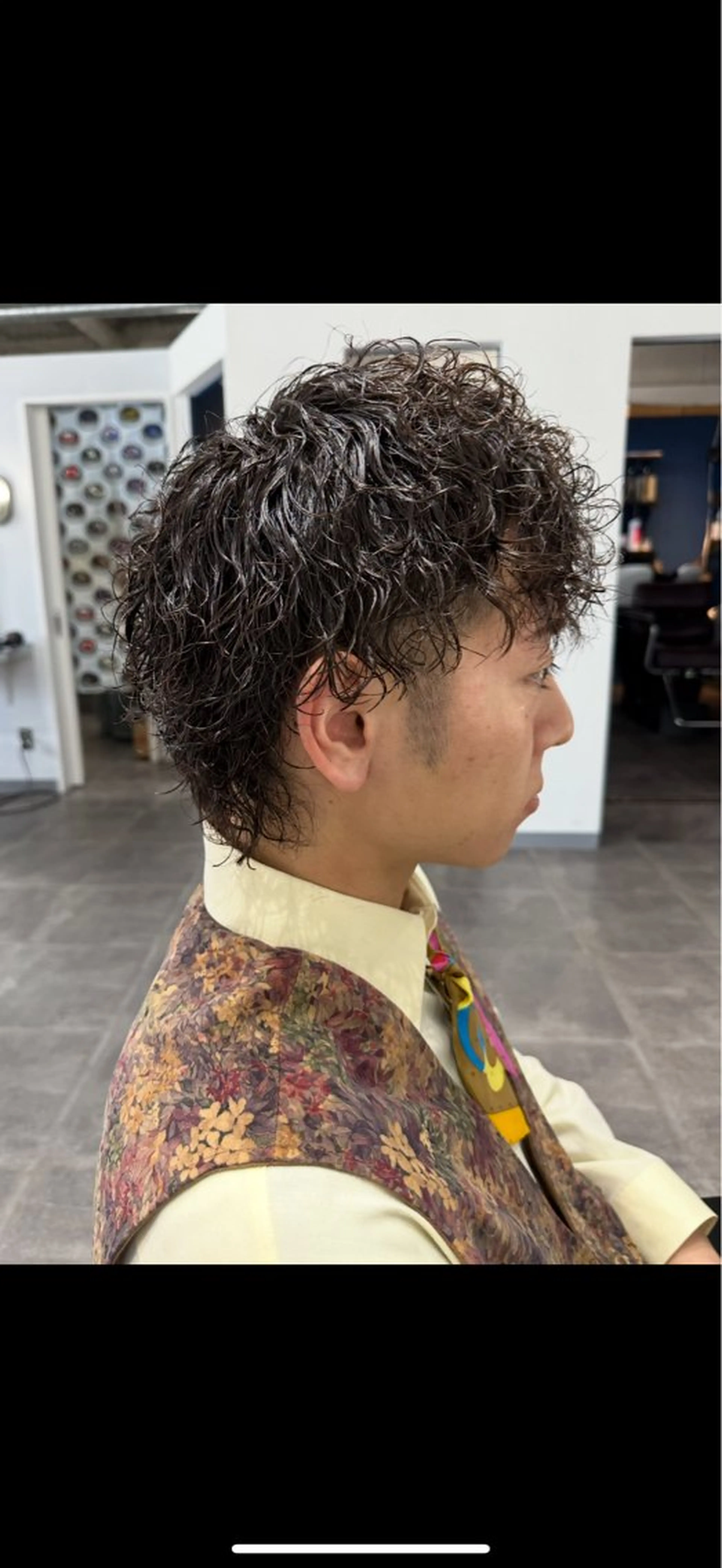 パーマ メンズ メンズパーマ 篠崎 佑季のヘアスタイル