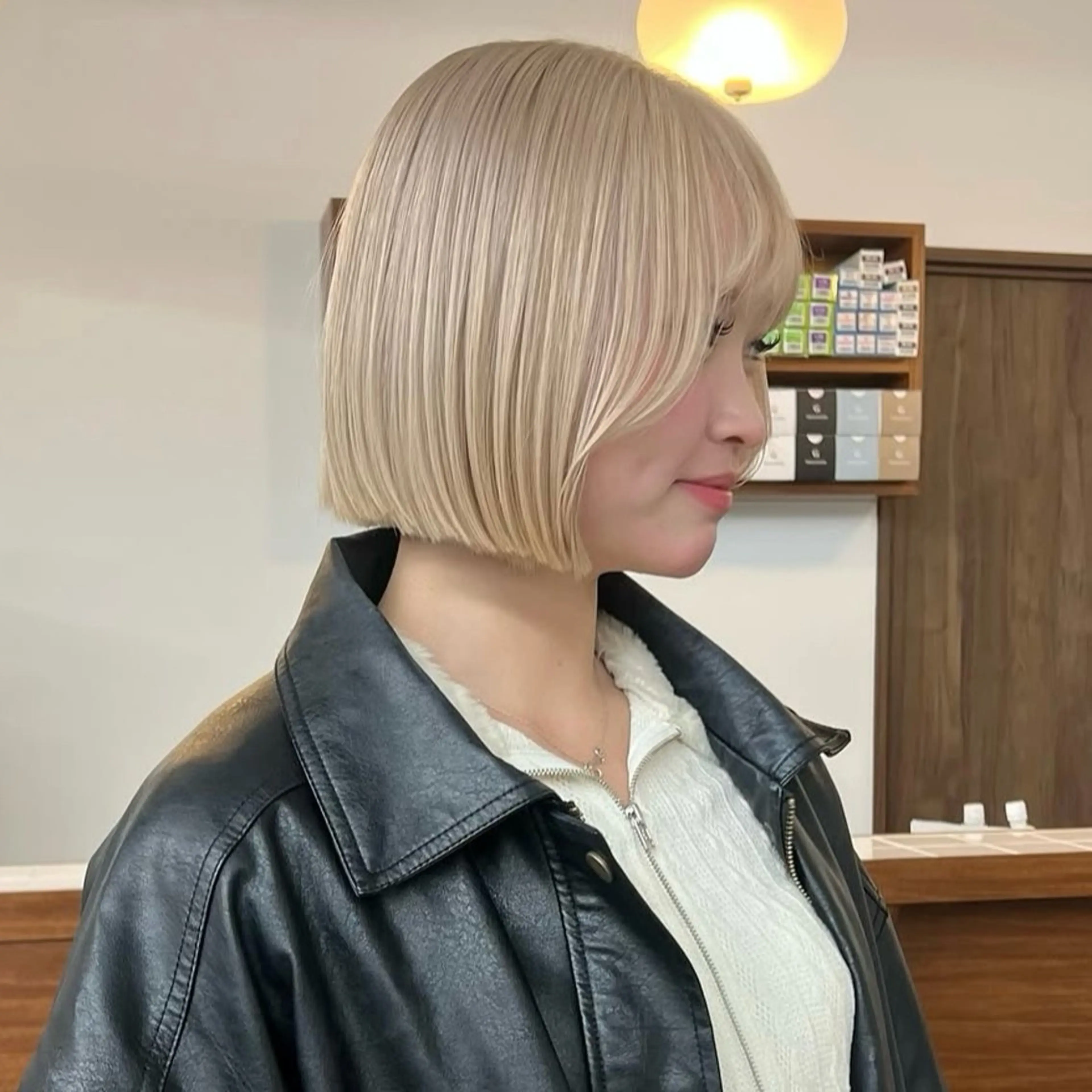 ☀️平日朝限定【ボブヘア】スタイルチェンジ✨️無料✂︎5cm〜(シャンプー・ブロー・スタイリング込み)の写真