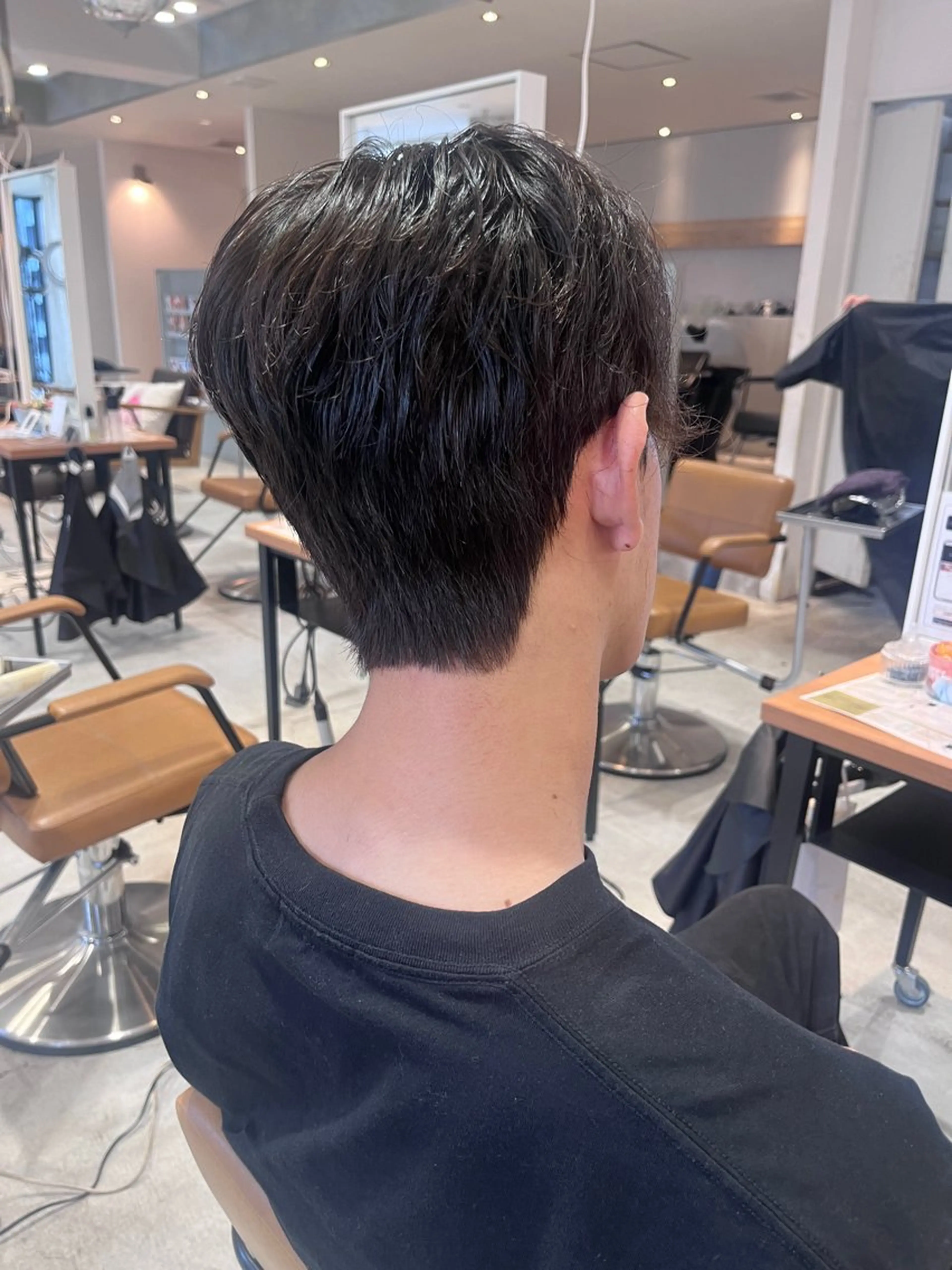 パーマ メンズ カット パーマ 大阪韓国メンズ特化 LUNAのヘアスタイル