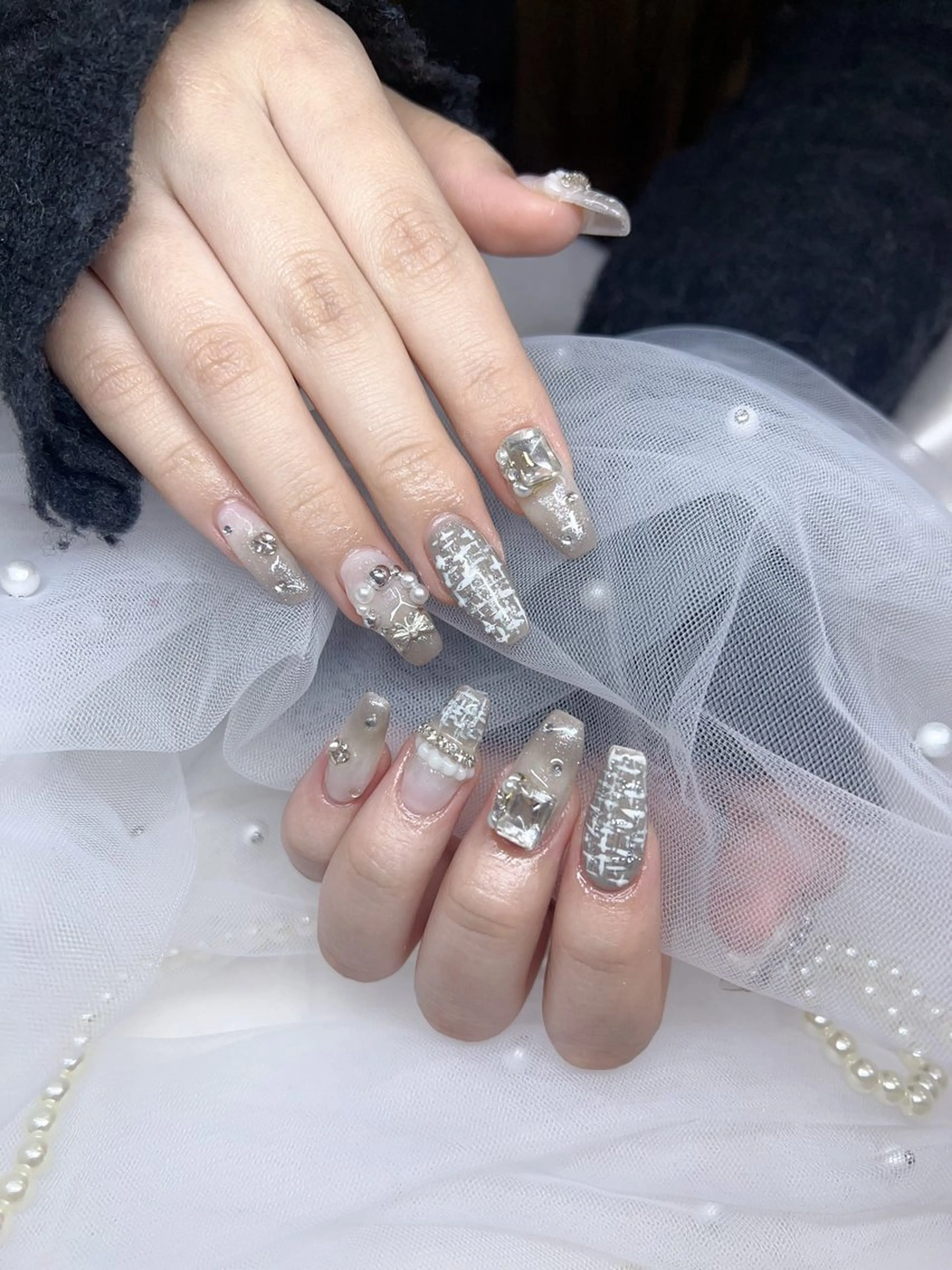 ネイル ハンドネイル 💜MIYA nail川崎店のネイルデザイン