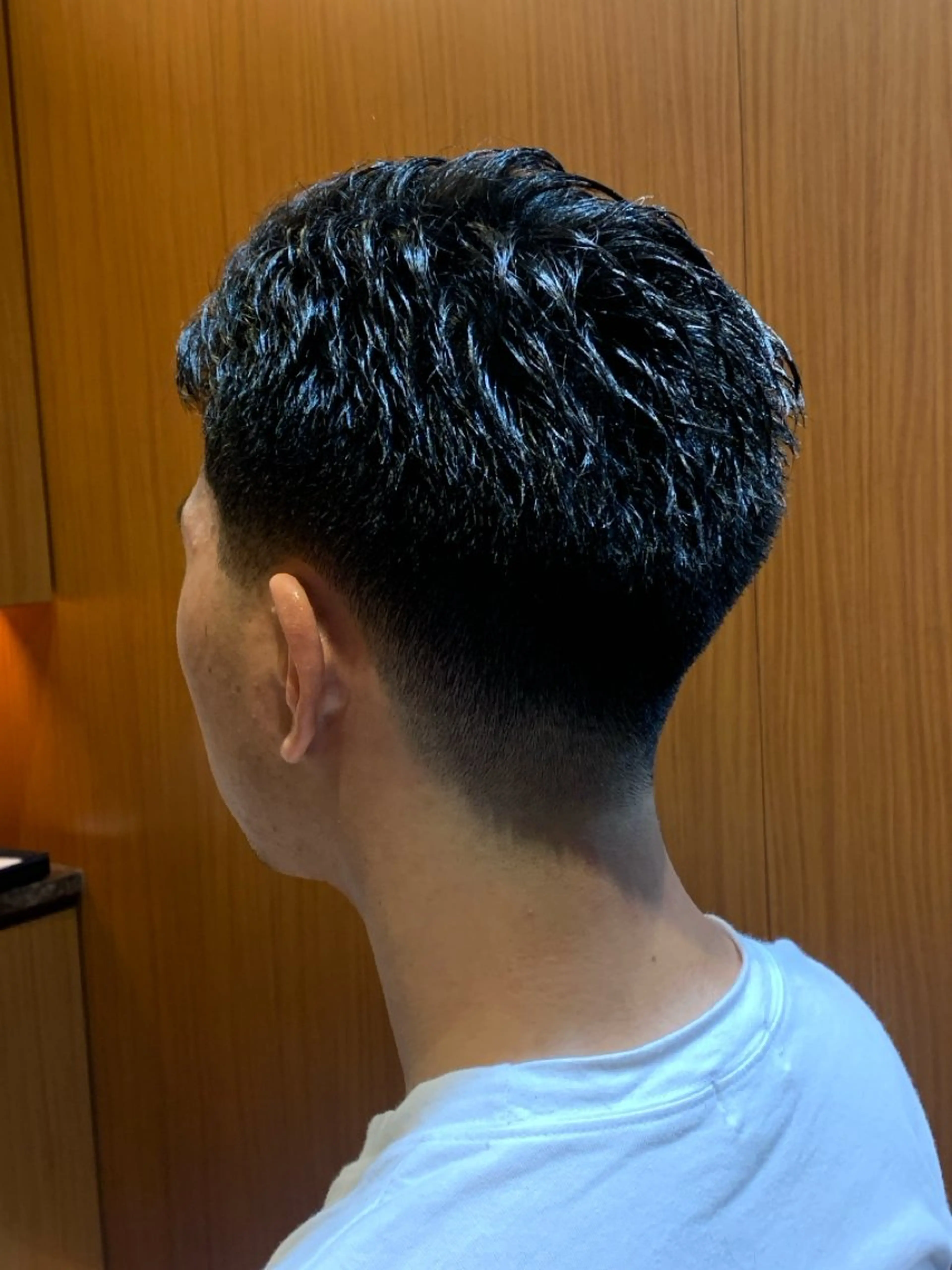 ショート メンズ フェードカット 杉本 翔希のヘアスタイル
