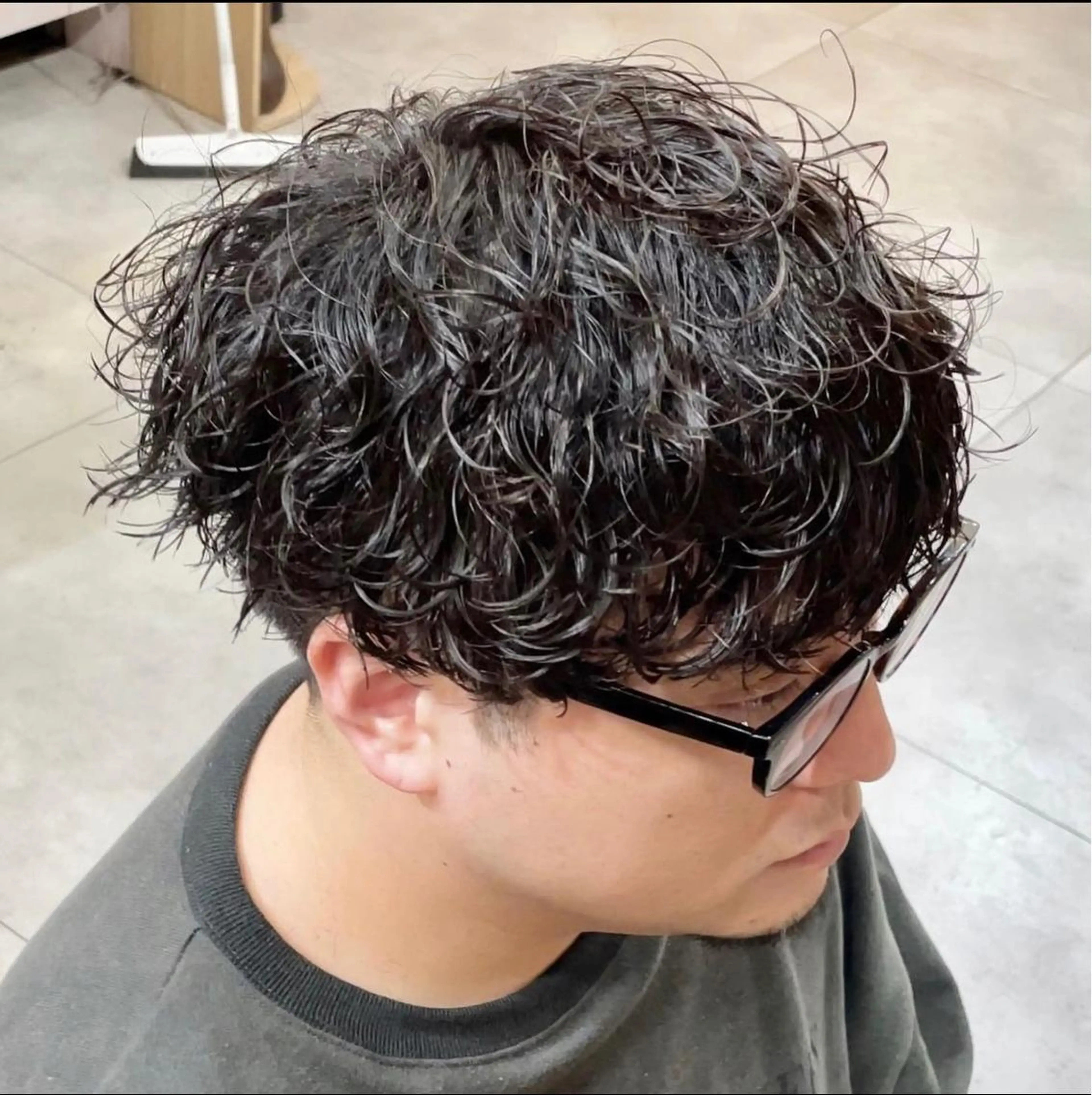 パーマ メンズ メンズパーマ 波巻きパーマ カット パーマ メンズパーマ/新宿/ サイカショウイチのヘアスタイル