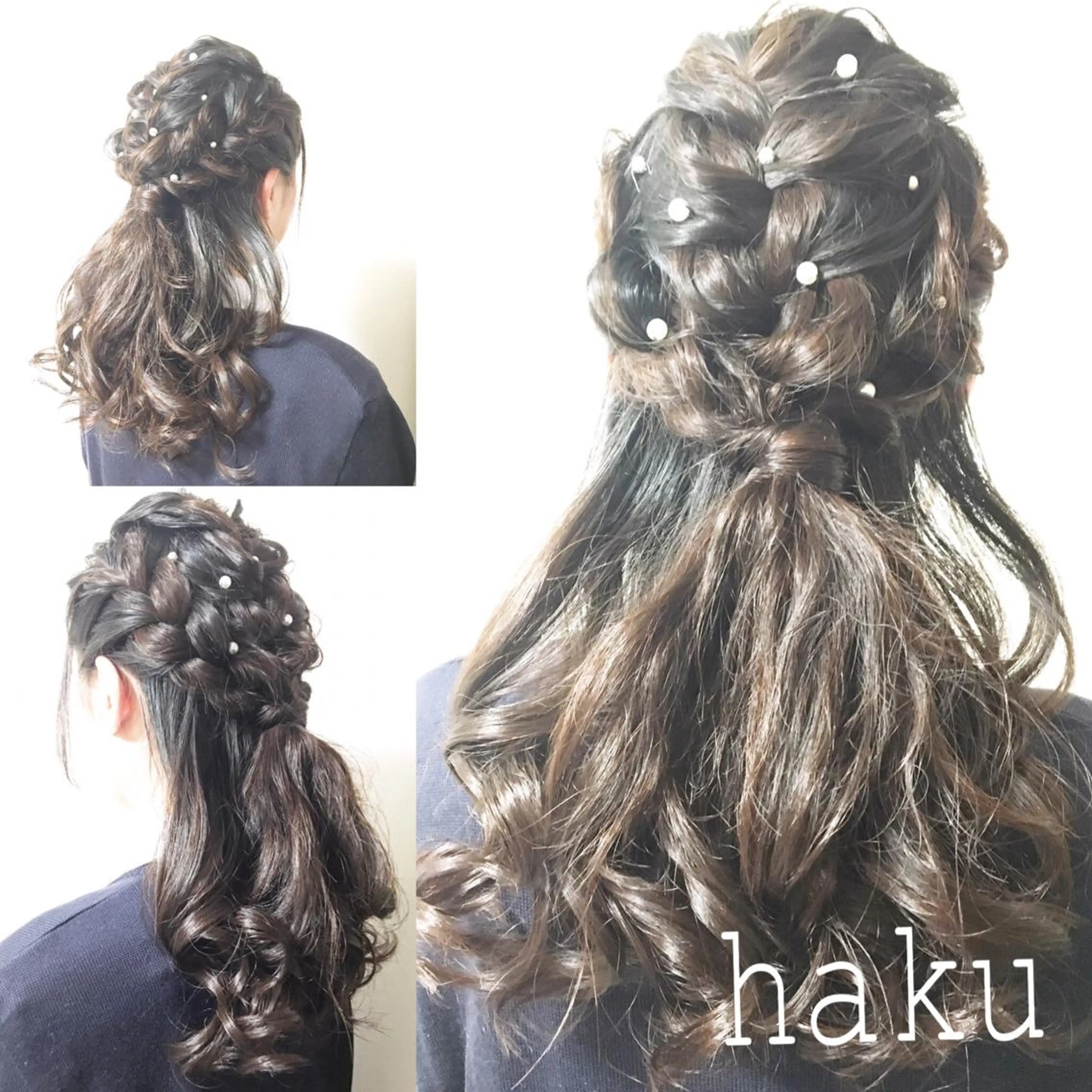 ロング ヘアアレンジ 卒業式のヘアスタイル ＊ asukaのヘアスタイル