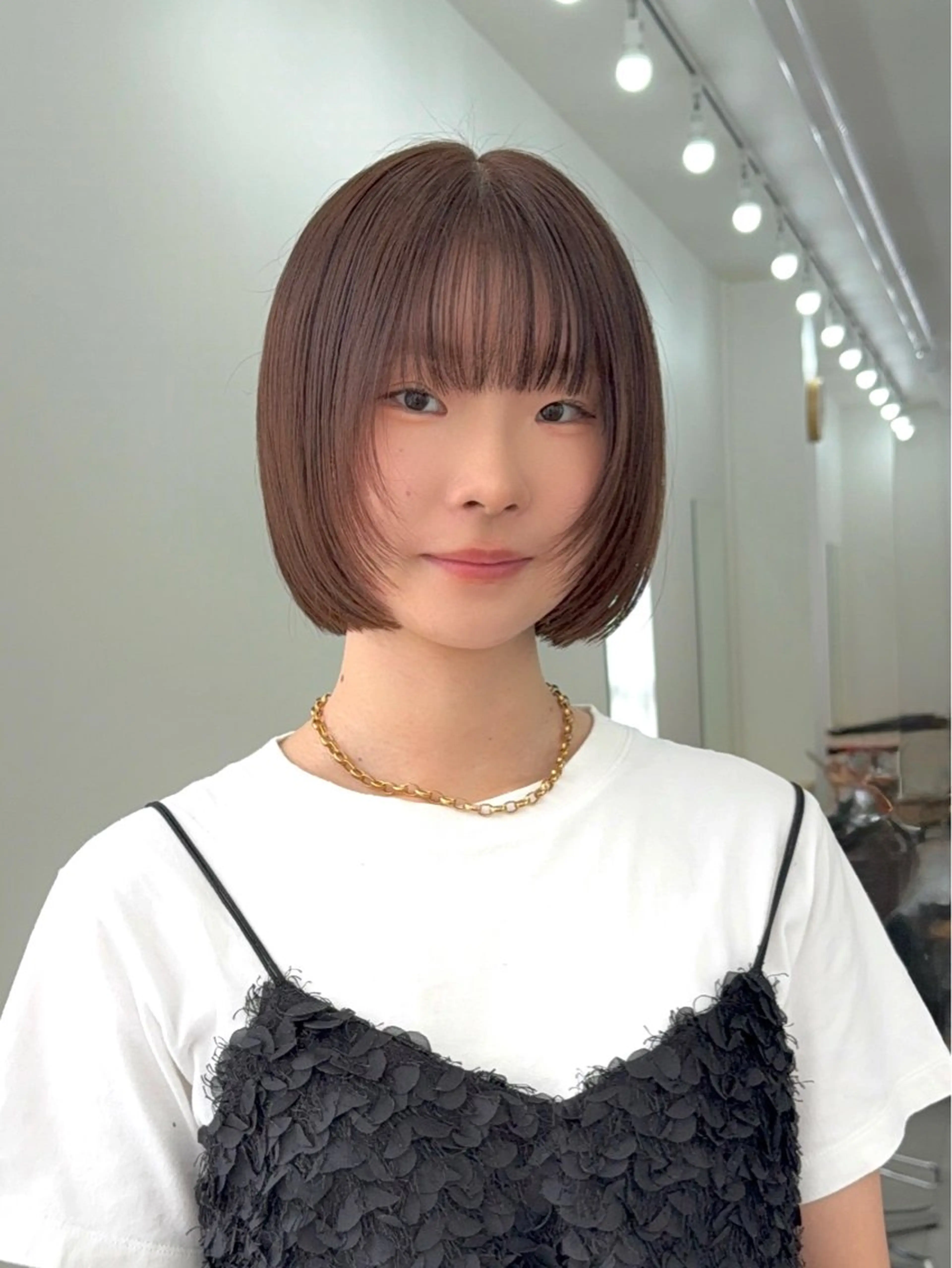 カット【10代、20代  ボブ限定】顔周りレイヤー、ボブレイヤー◎の写真