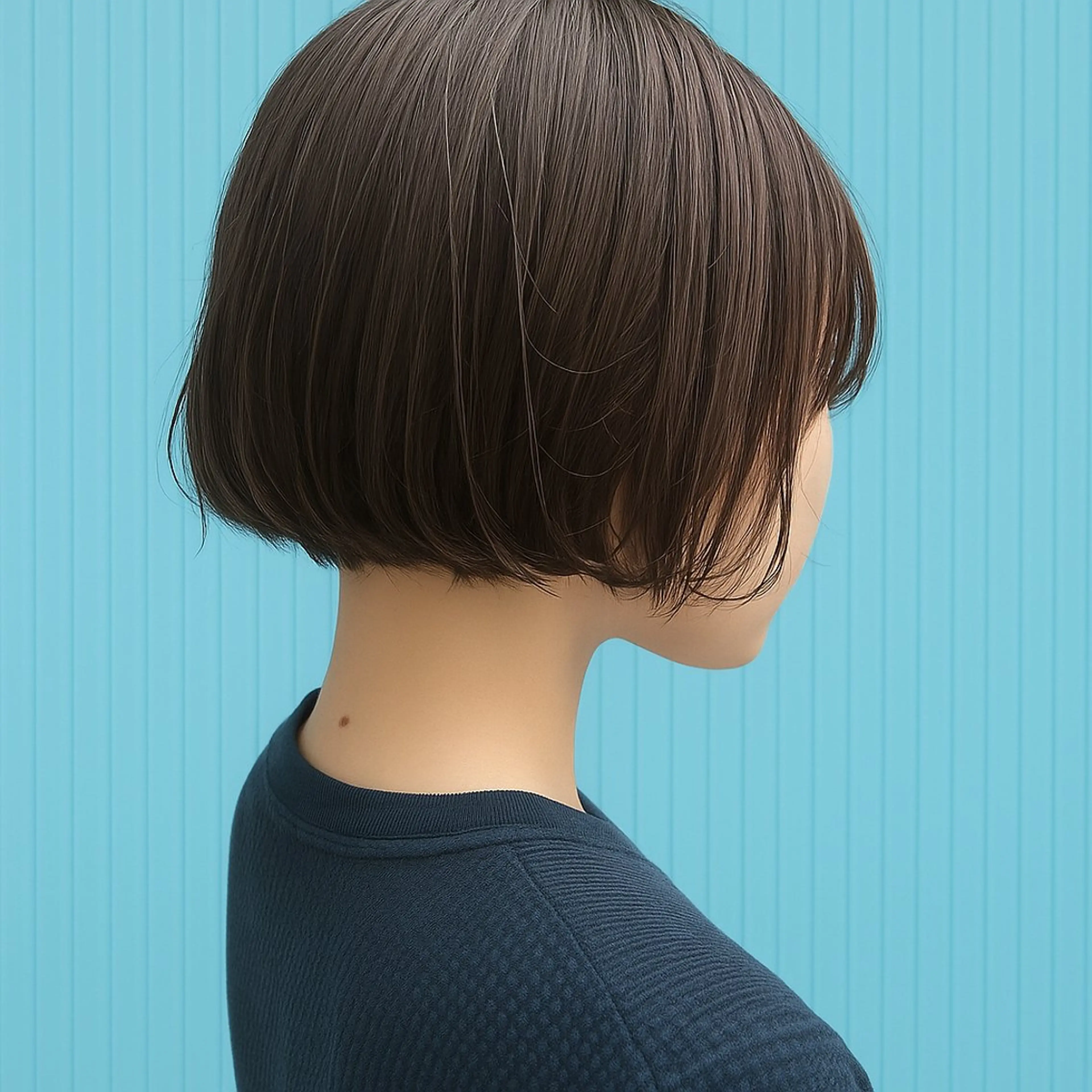 ミディアム カット ヘアカラー トリートメント 髪質改善アンブリーチ 店長みやけななのヘアスタイル